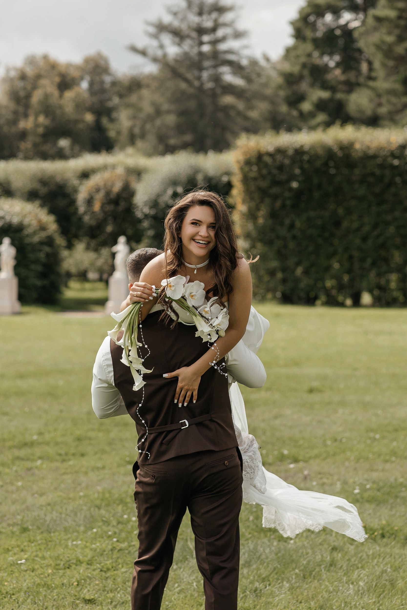 Свадебная фотосессия в усадьбе Архангельское