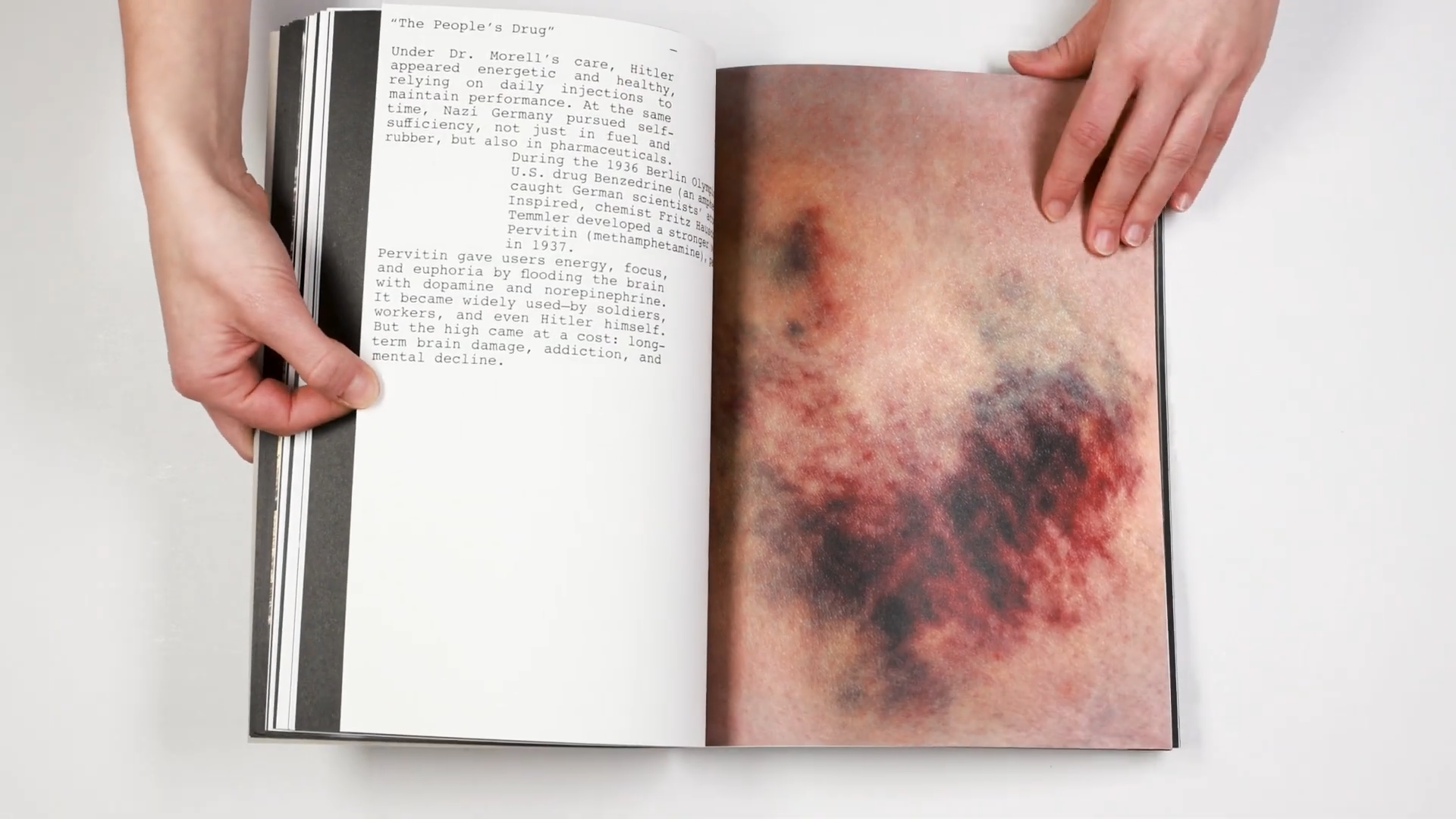 Книга «Dear parents, please send me bacon and Pervitin» художницы Уши Гроос. Private image