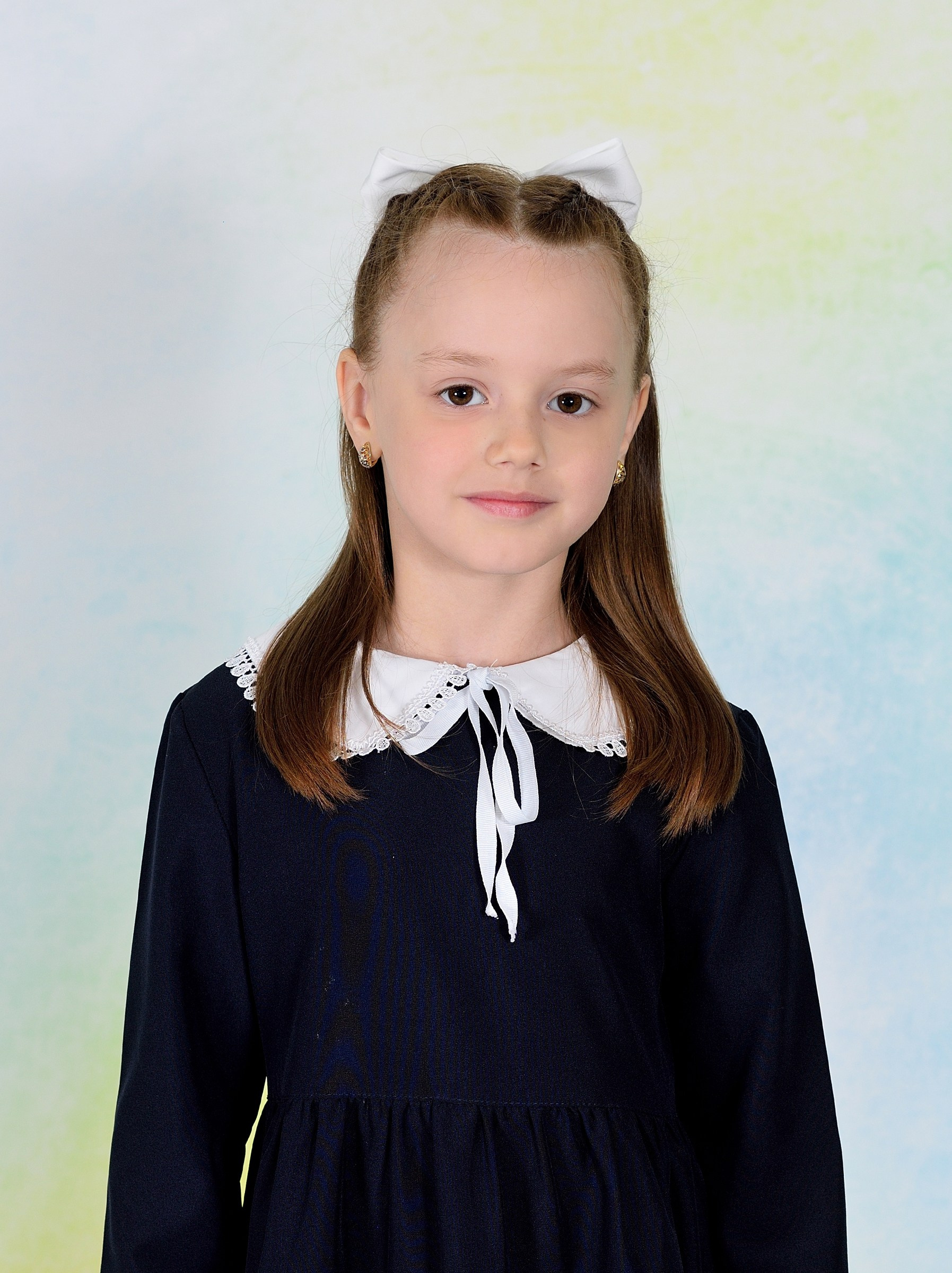 Виньетка и общее фото. Выпускные альбомы для школ и детских садов Александр и Динара