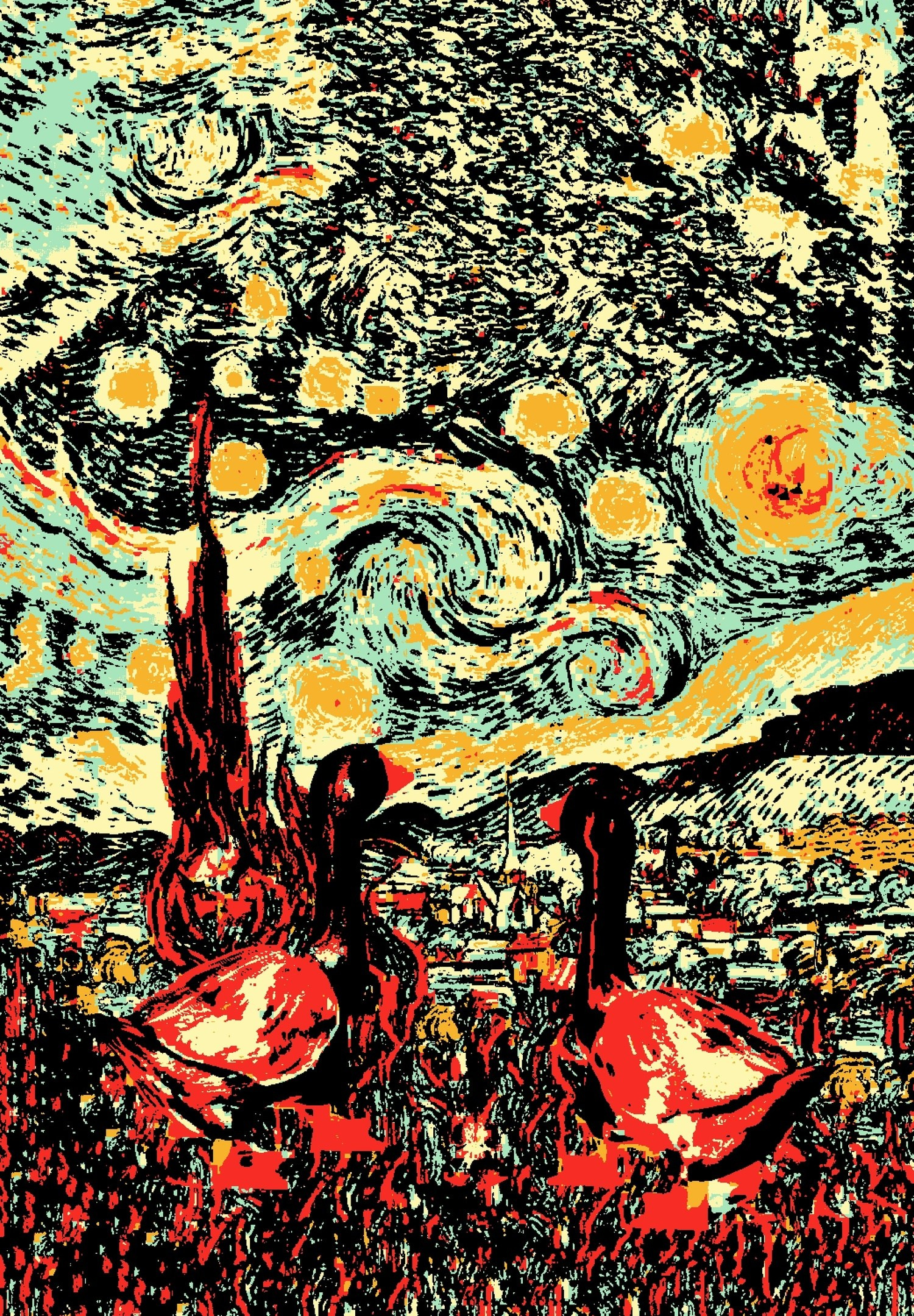 Визуальный арт пиксельный художник Василь Пиксель