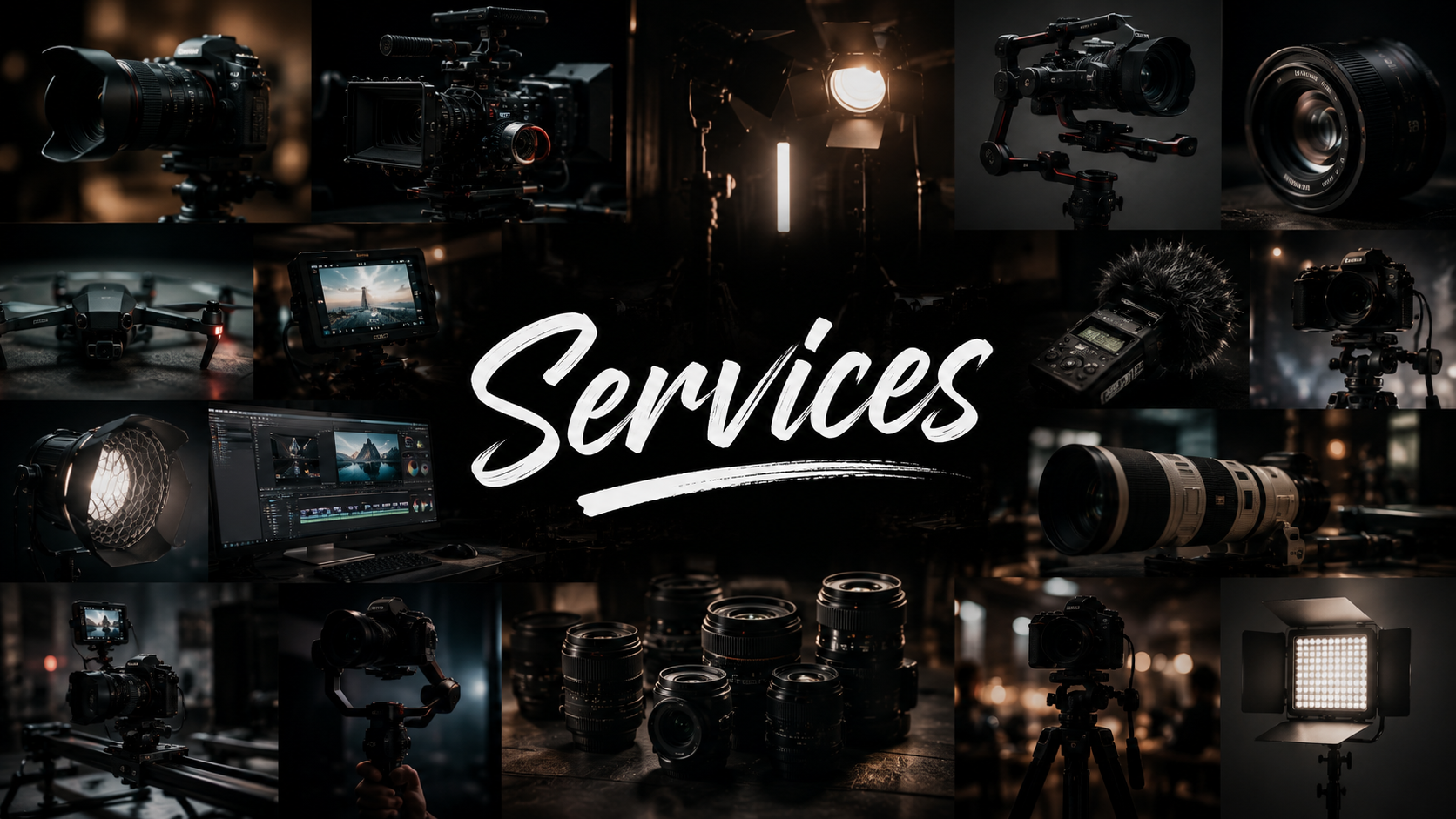 Services. Filmmaker, Motion Designer & Photographer | Vlad Shalaginov
