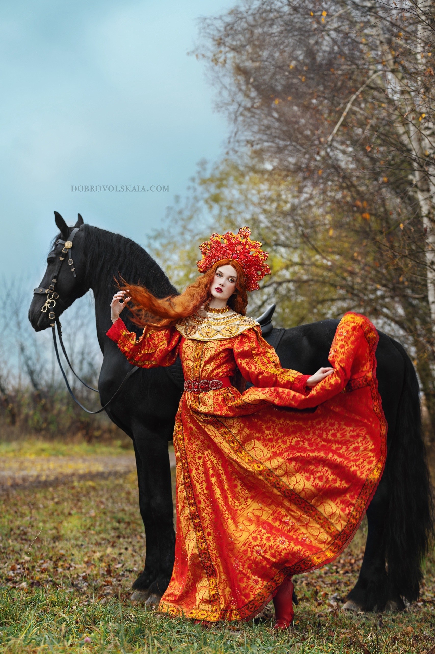 Жар-Птица. Русские народные костюмы в Москве