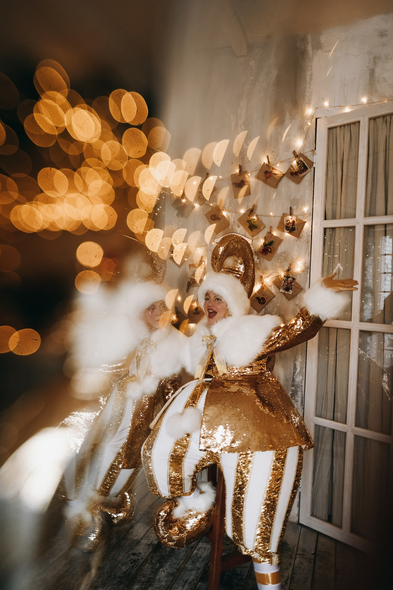 Новогодняя креативная фотосессия в Тюмени | Фотограф Дарья Мустафина. Портретный фотограф Тюмень Дарья Мустафина