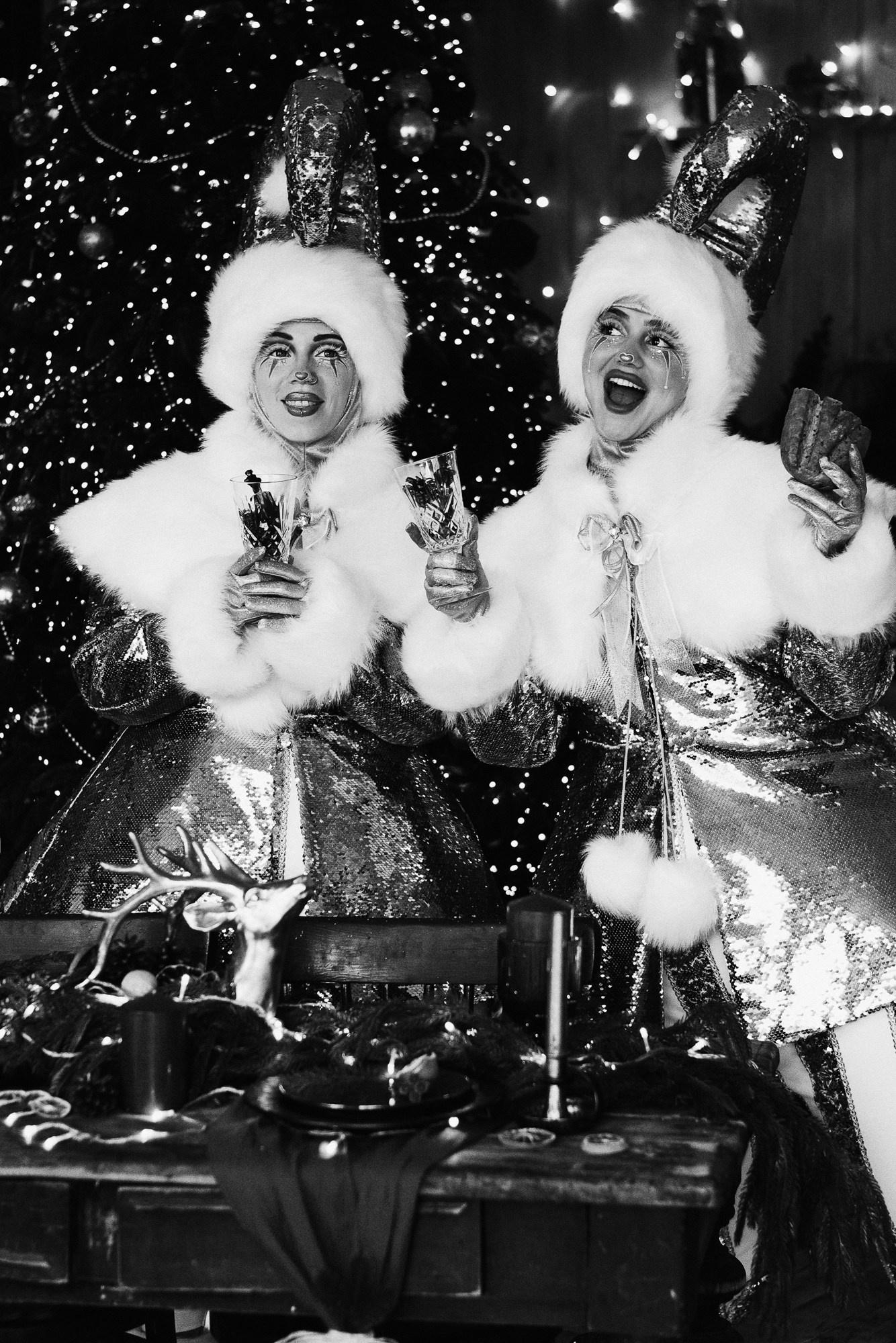 Новогодняя креативная фотосессия в Тюмени | Фотограф Дарья Мустафина. Портретный фотограф Тюмень Дарья Мустафина