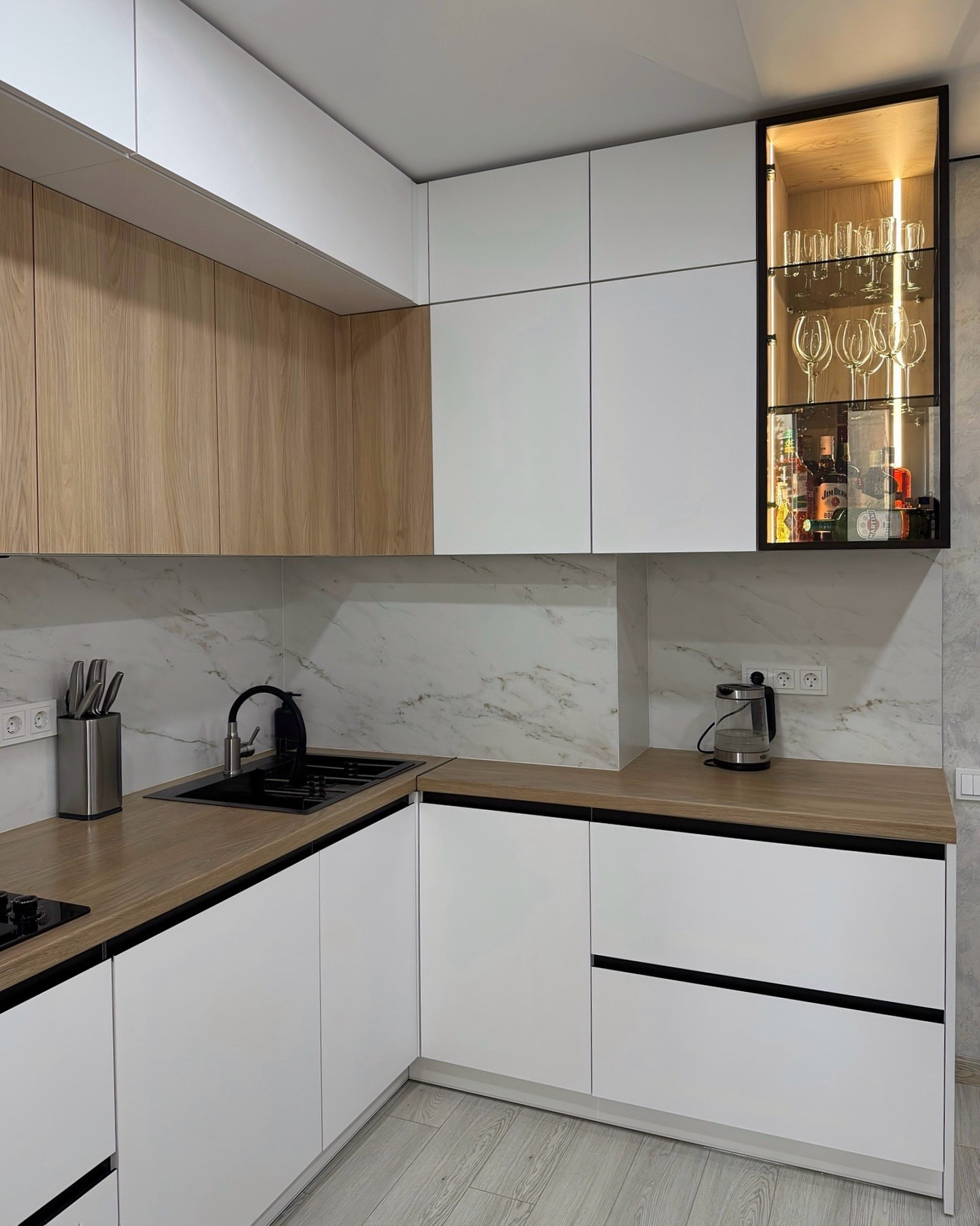 Белая кухня — дизайн-проект | OXY Design. Дизайн интерьера, мебели и ландшафта на КМВ | OXY Design