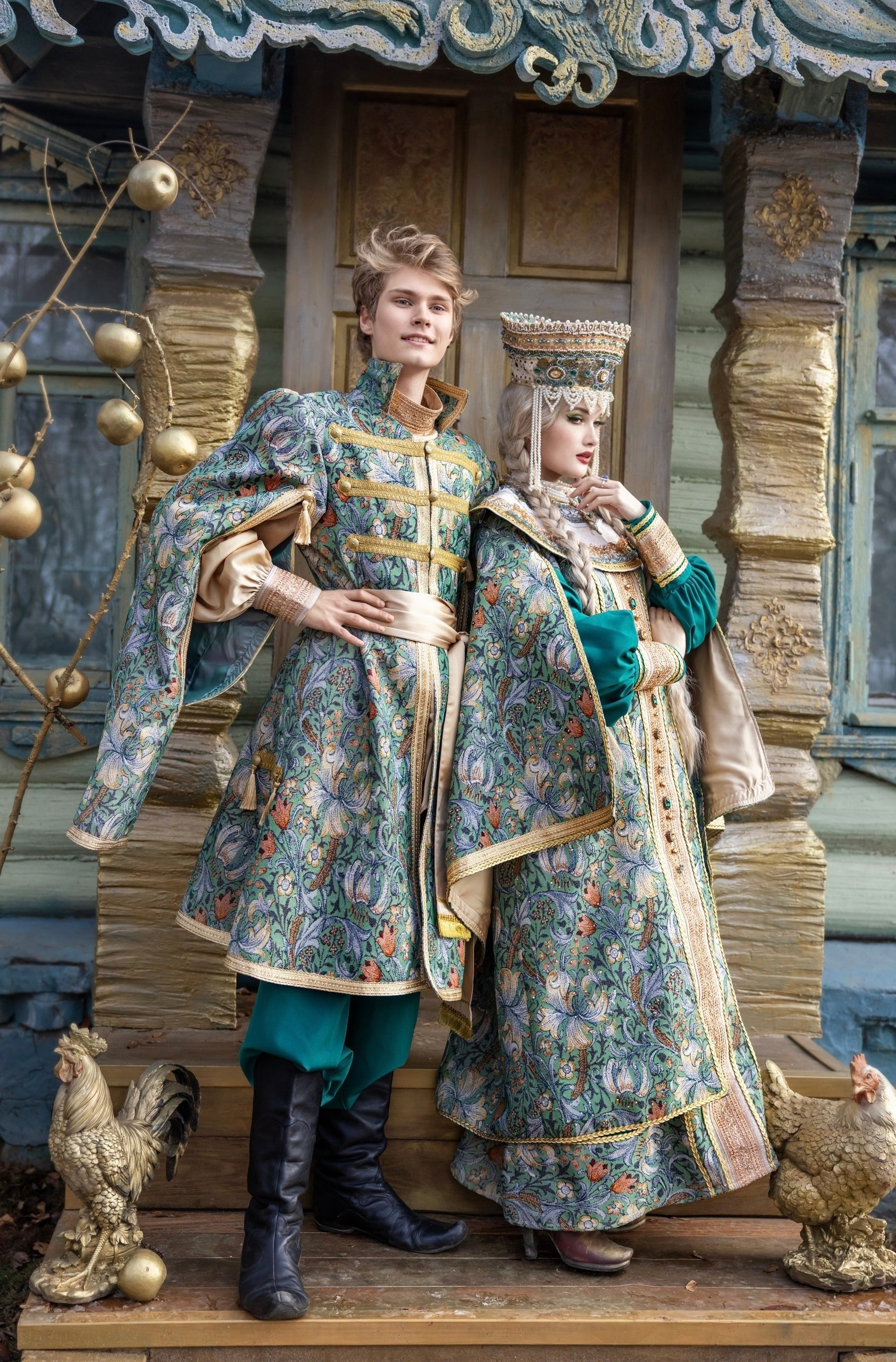 Королевич Елисей. Русские народные костюмы в Москве
