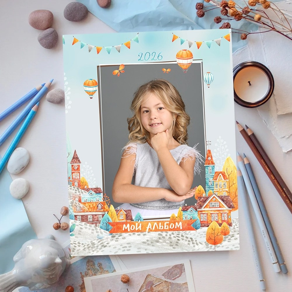 Фотокнига на 5 разворотов для Детского Сада. Выпускные альбомы для школьников и для детского сада в Иркутске