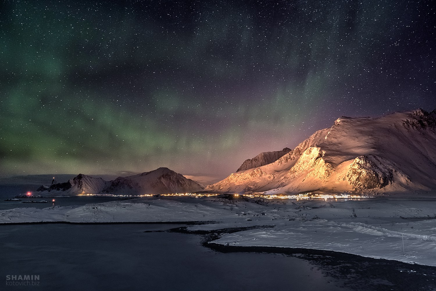 Лофотенские острова — пейзажи, северное сияние и море. Фотограф Константин Шамин. Фотограф Константин Шамин