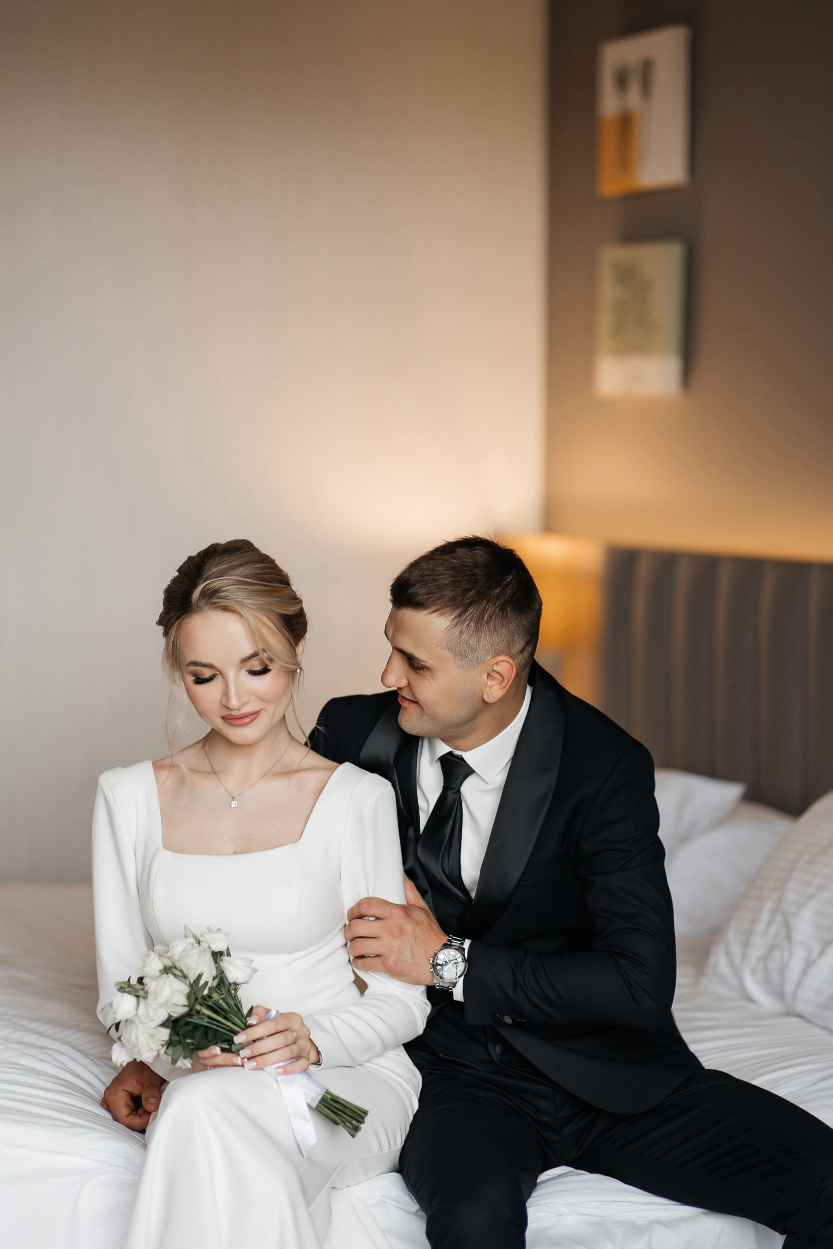 Свадебная фотосессия на Северном Речном вокзале в Москве. Свадебный фотограф в Москве Дарья Олендарёва