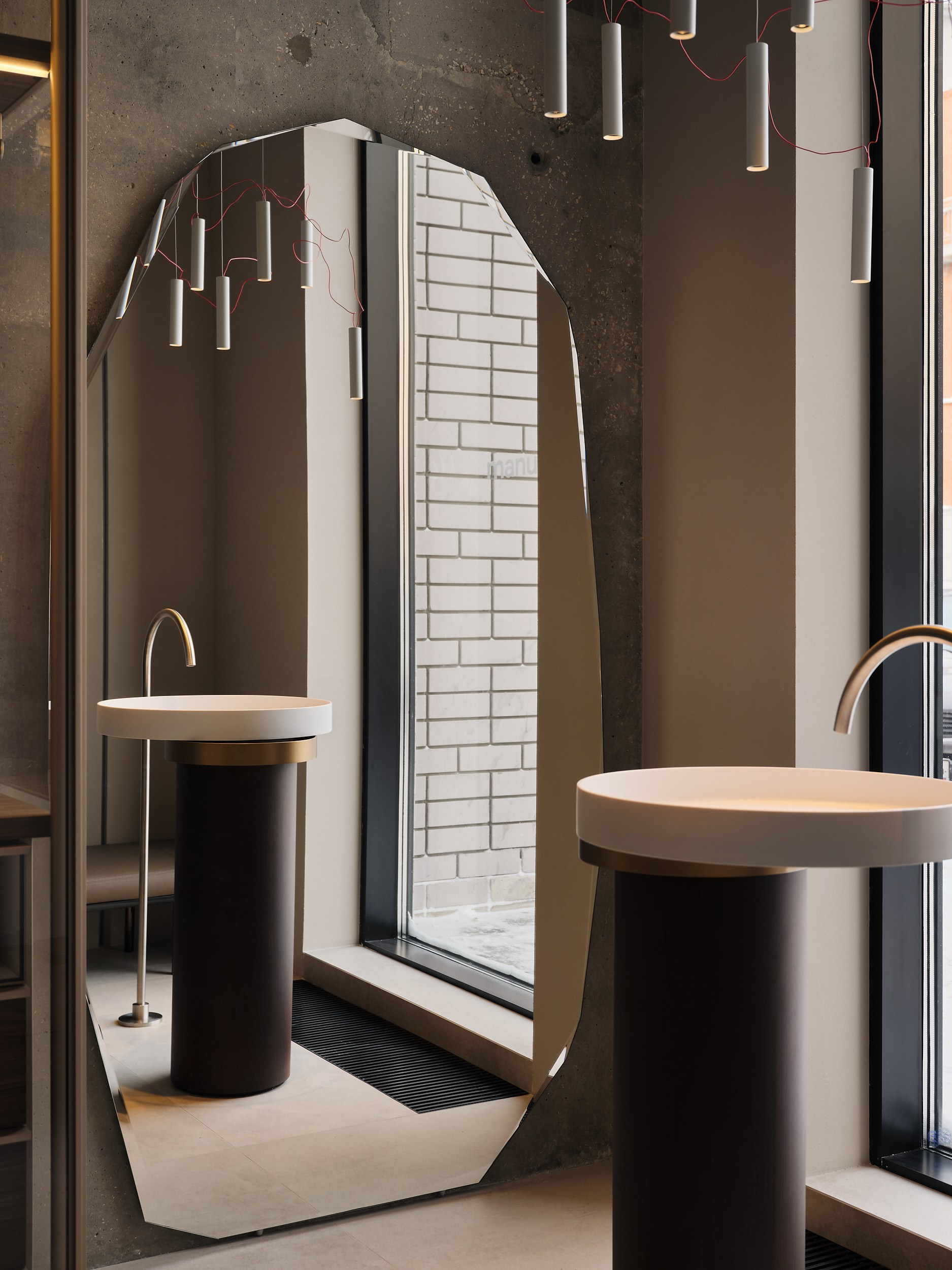 MANU Interior showroom in Saratov Russia designed by QUADRUM STUDIO