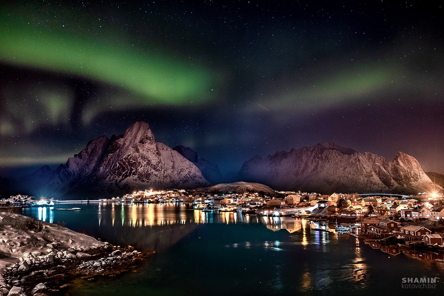 Лофотенские острова — пейзажи, северное сияние и море. Фотограф Константин Шамин. Фотограф Константин Шамин