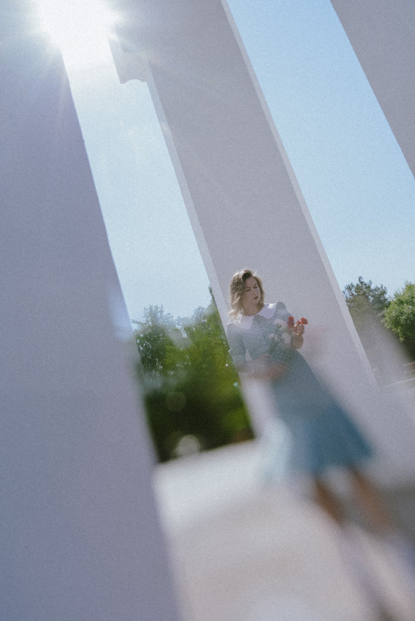 Тематическая фотосессия в стиле военных лет, Площадь памяти Тюмень