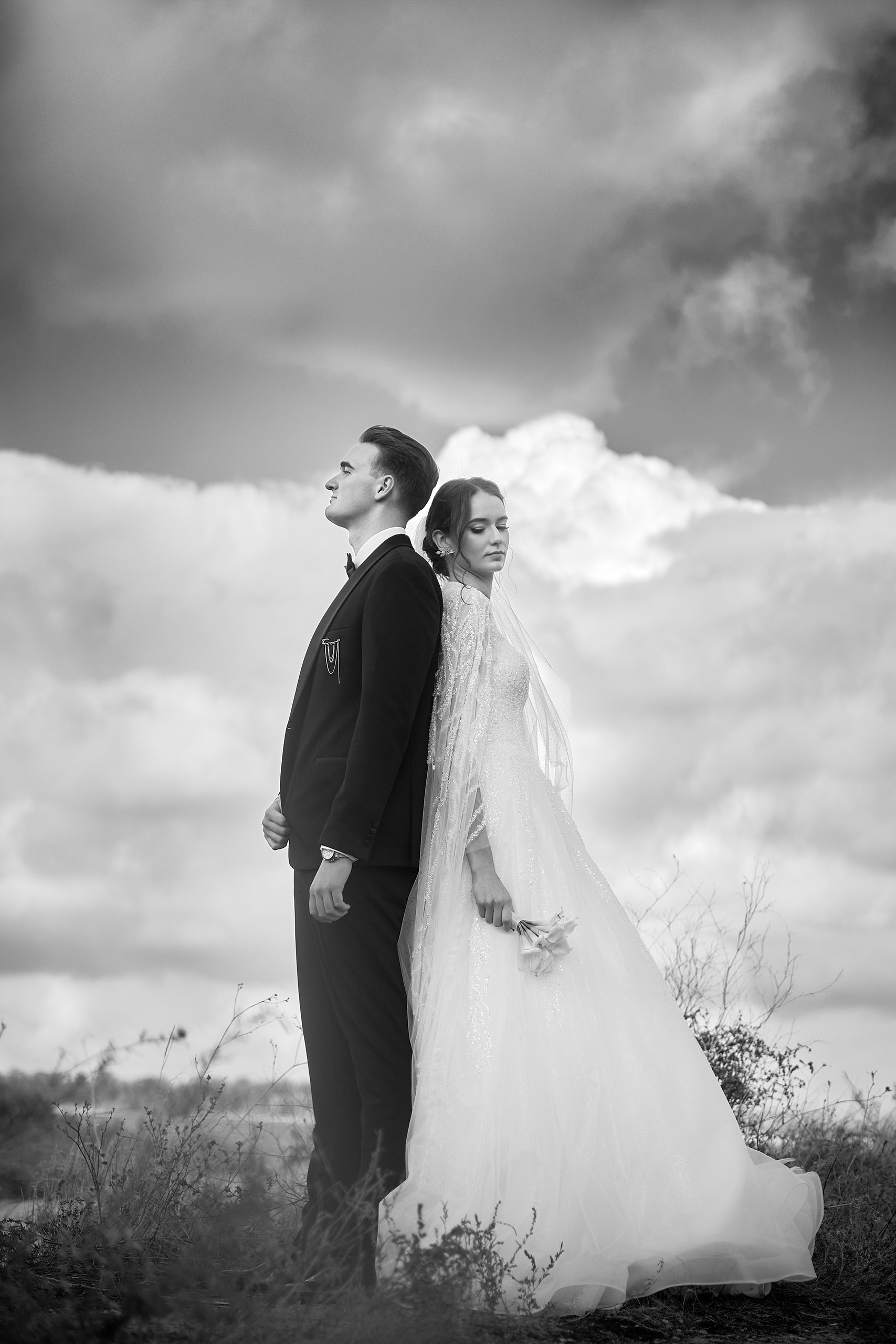 свадебная фотосессия на природе