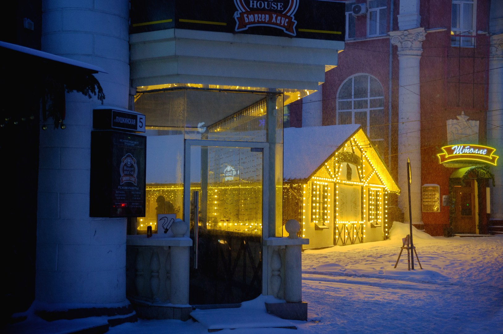 Воронеж. Зима. Снег. Метель