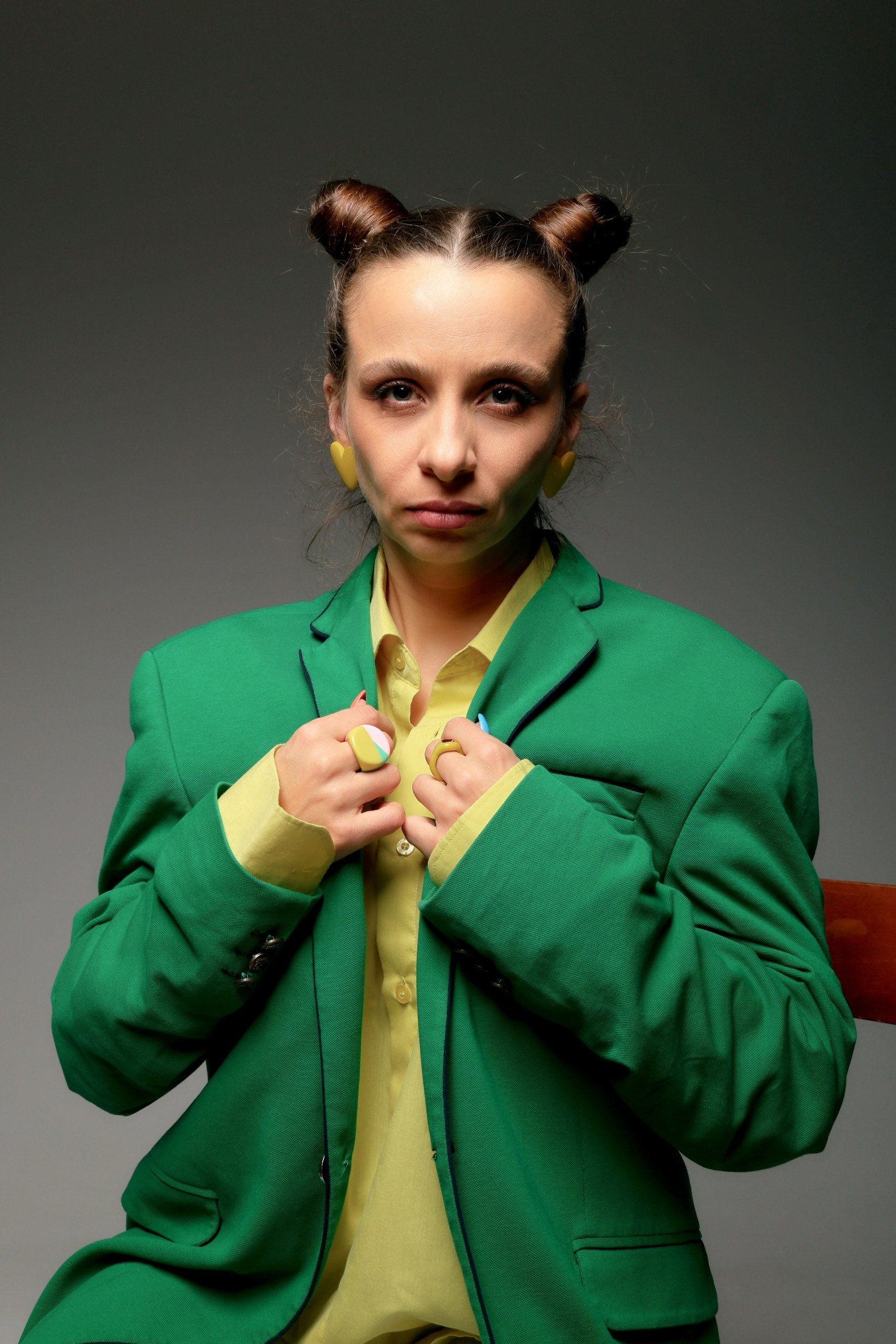 Фотосессия в студии для ведущей