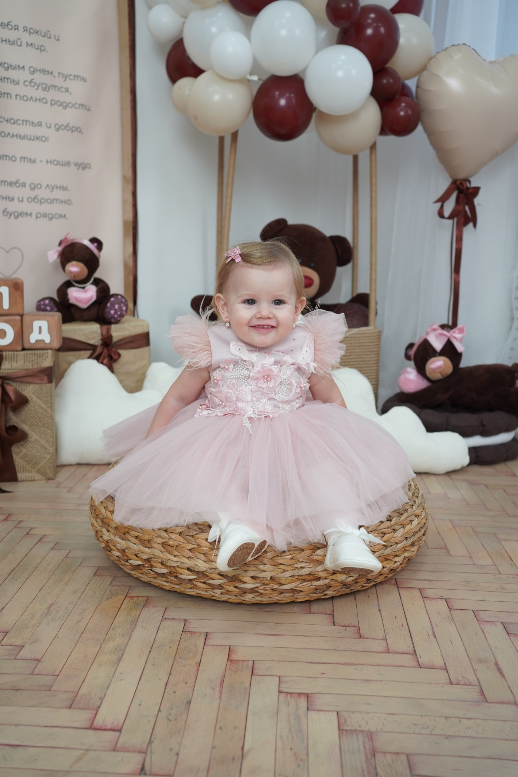 Фотоссесия на Годик для Девочки. Детская Фотостудия ГОДОВАСИКИ в Санкт-Петербурге фотосесия на годик