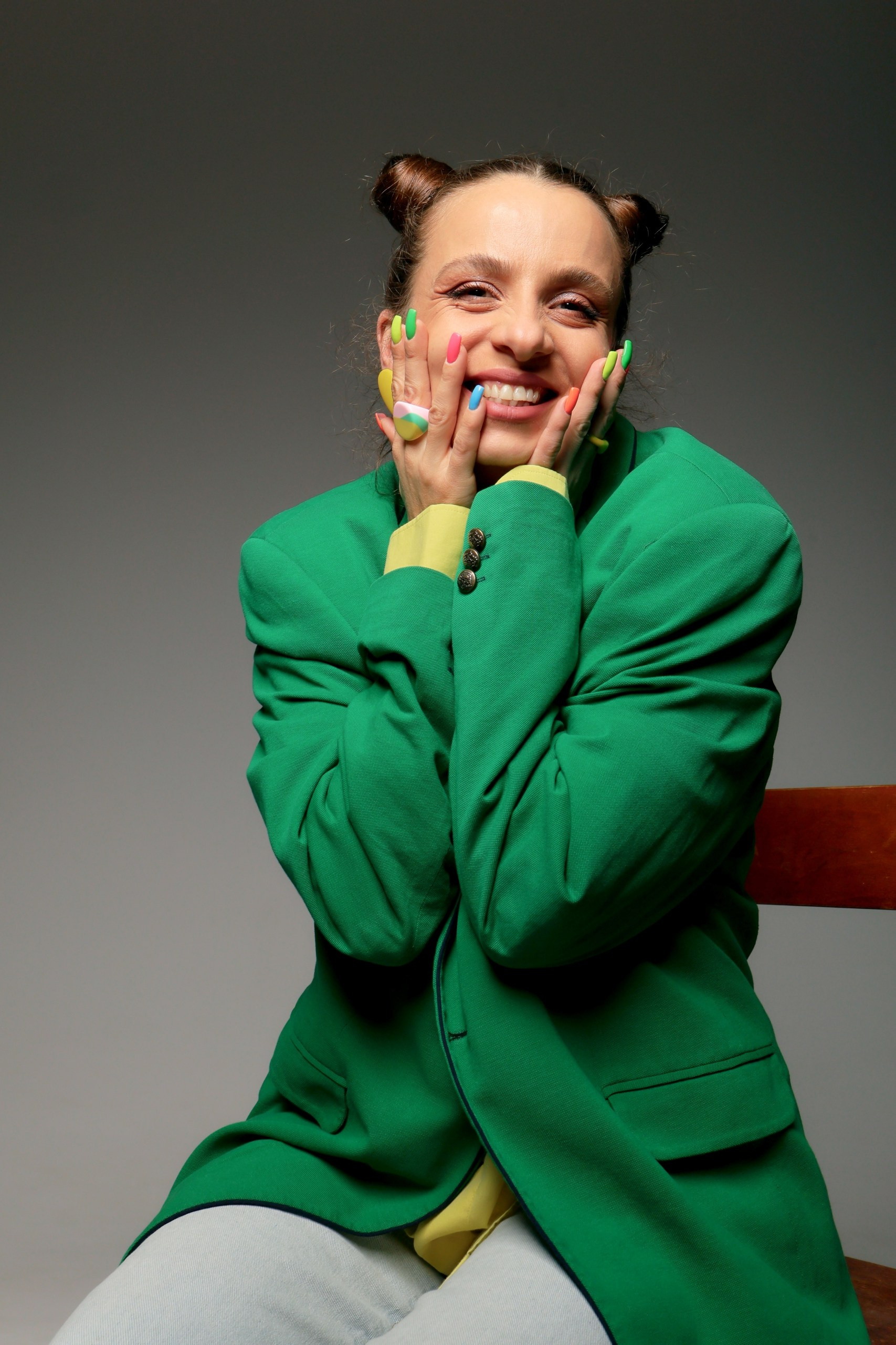 Фотосессия в студии для ведущей