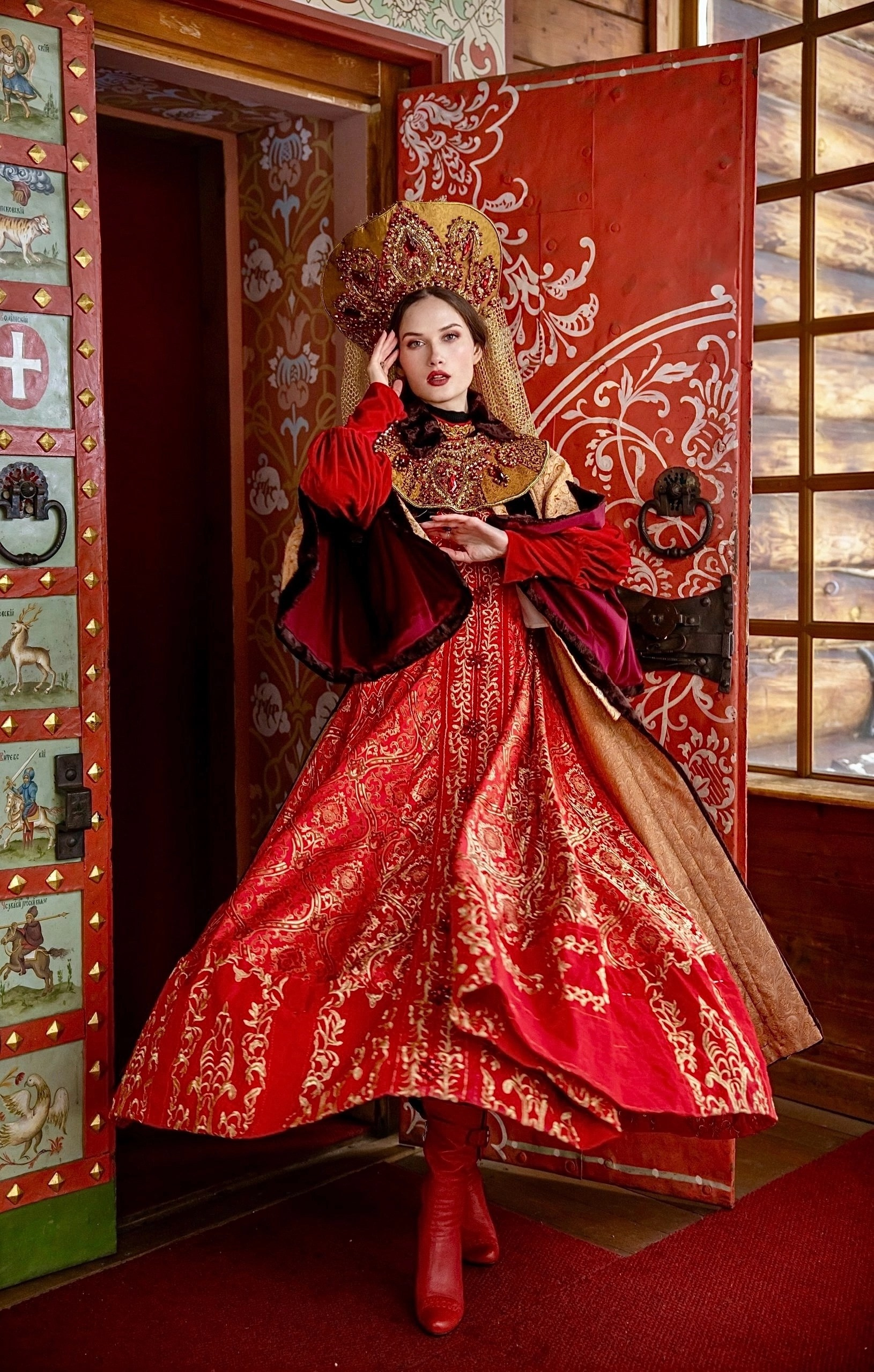 Марфа Васильевна. Русские народные костюмы в Москве