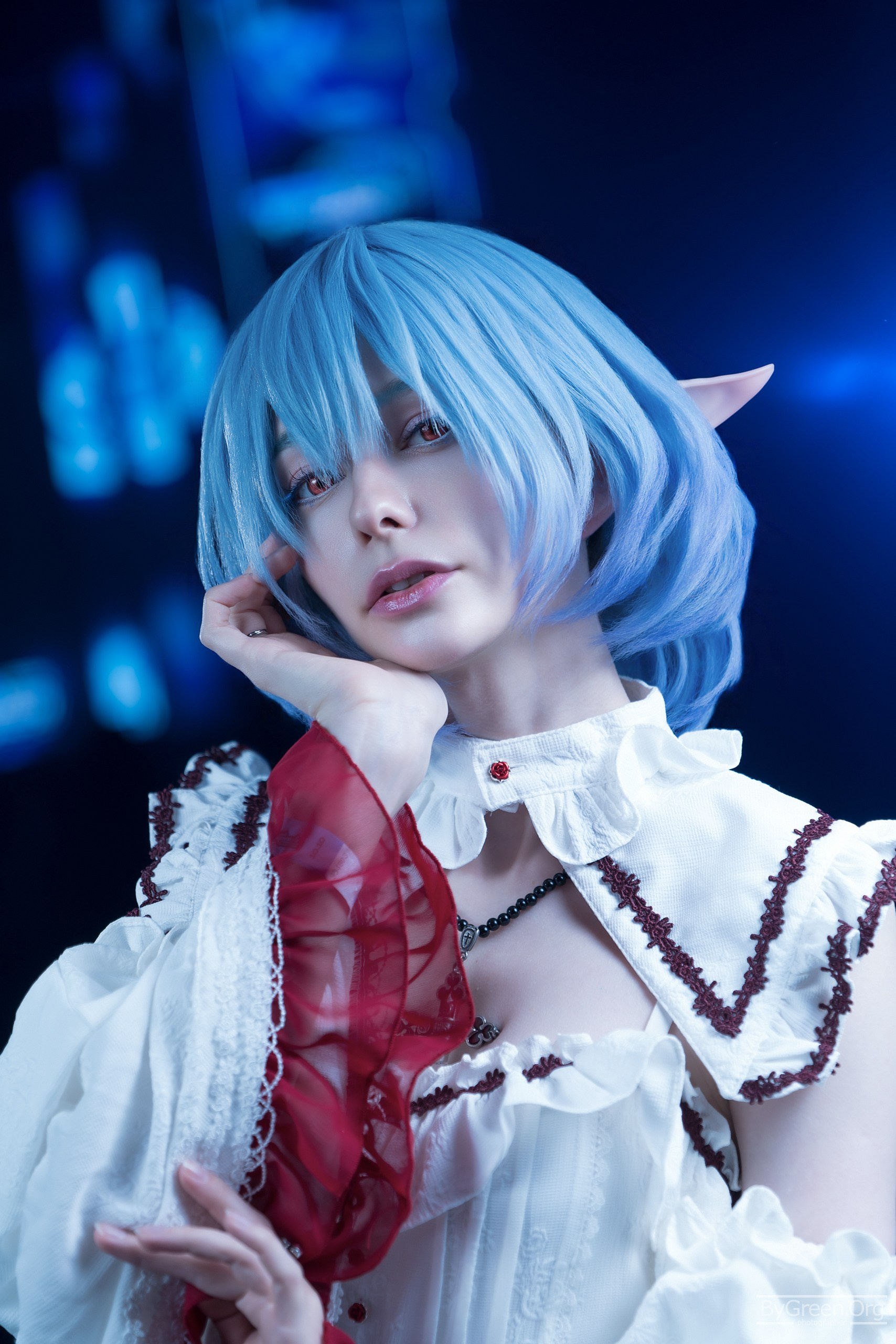 Cosplay at Fandom Fest 2026 — close-up portrait by the stage, Moscow