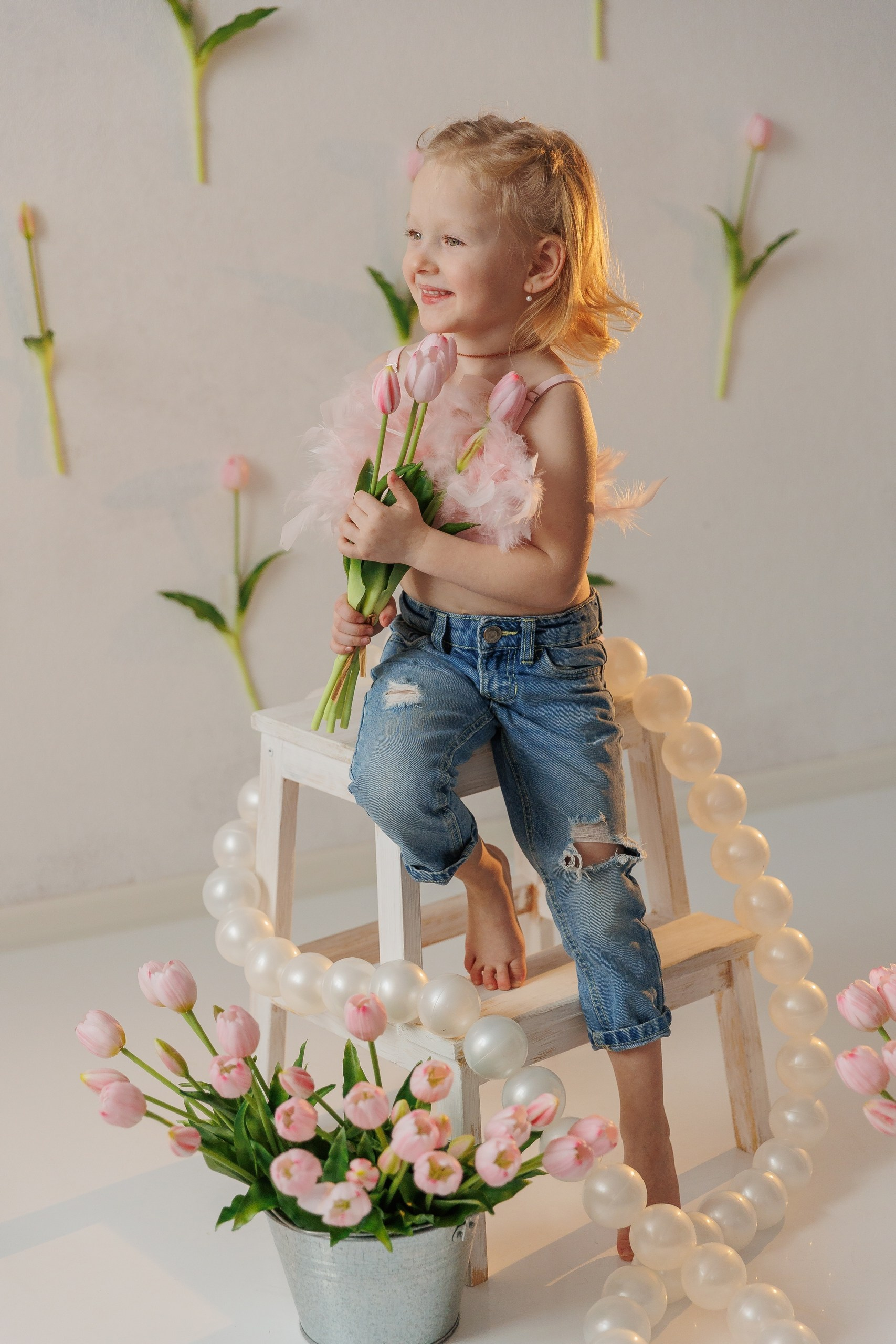 Детский фотодень «ТЮЛЬПАНЧИКИ» 2026. Фотограф Лодейное Поле Екатерина Герасимова в Санкт-Петербурге и Лен. области