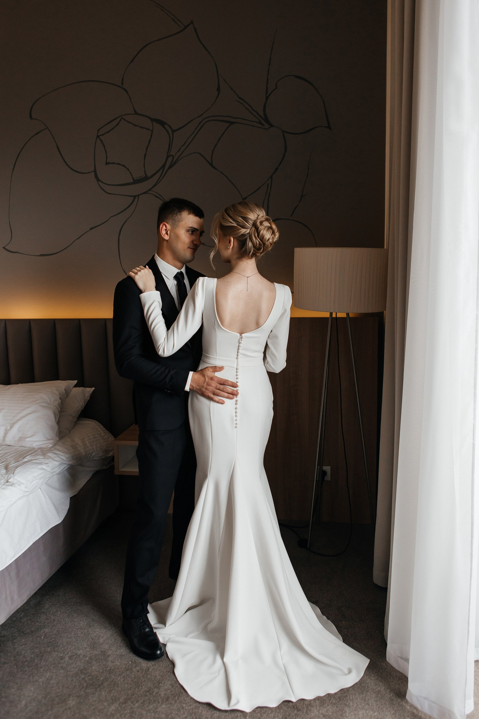 Свадебная фотосессия на Северном Речном вокзале в Москве. Свадебный фотограф в Москве Дарья Олендарёва