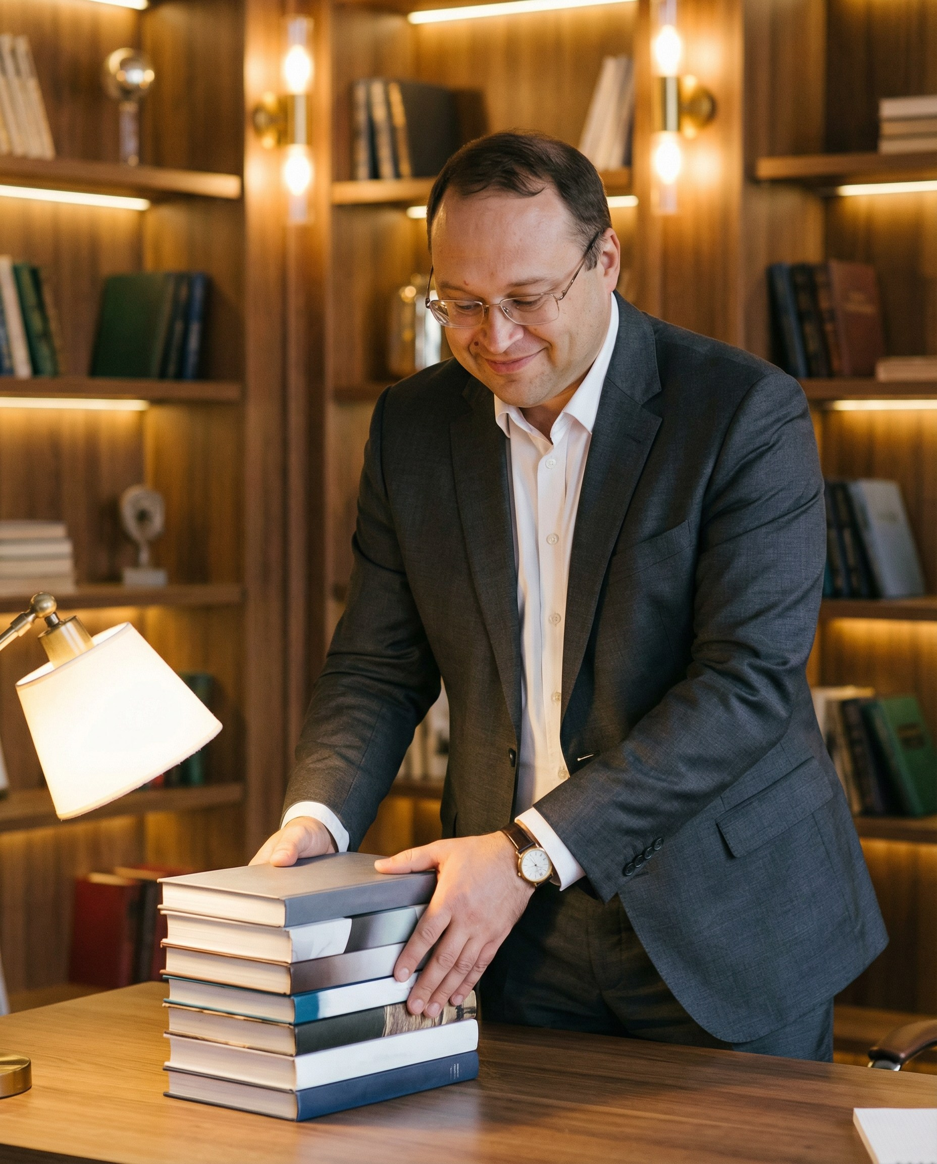 ИИ Бизнес портрет для консультанта и эксперта — фотосессия у стеклянной доски для сайта, блога и делового контента