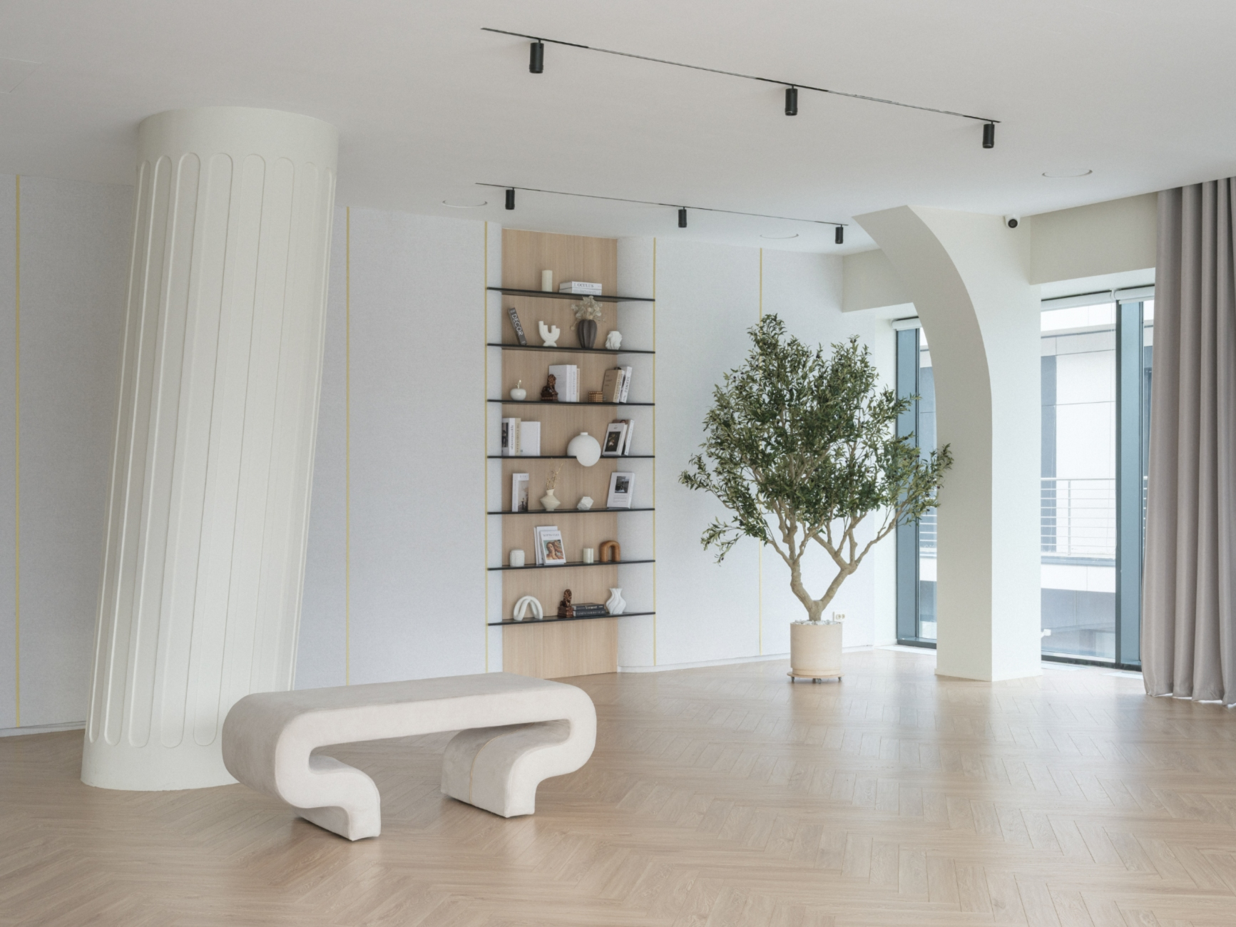 Локация для бизнес-съемки в современном стиле