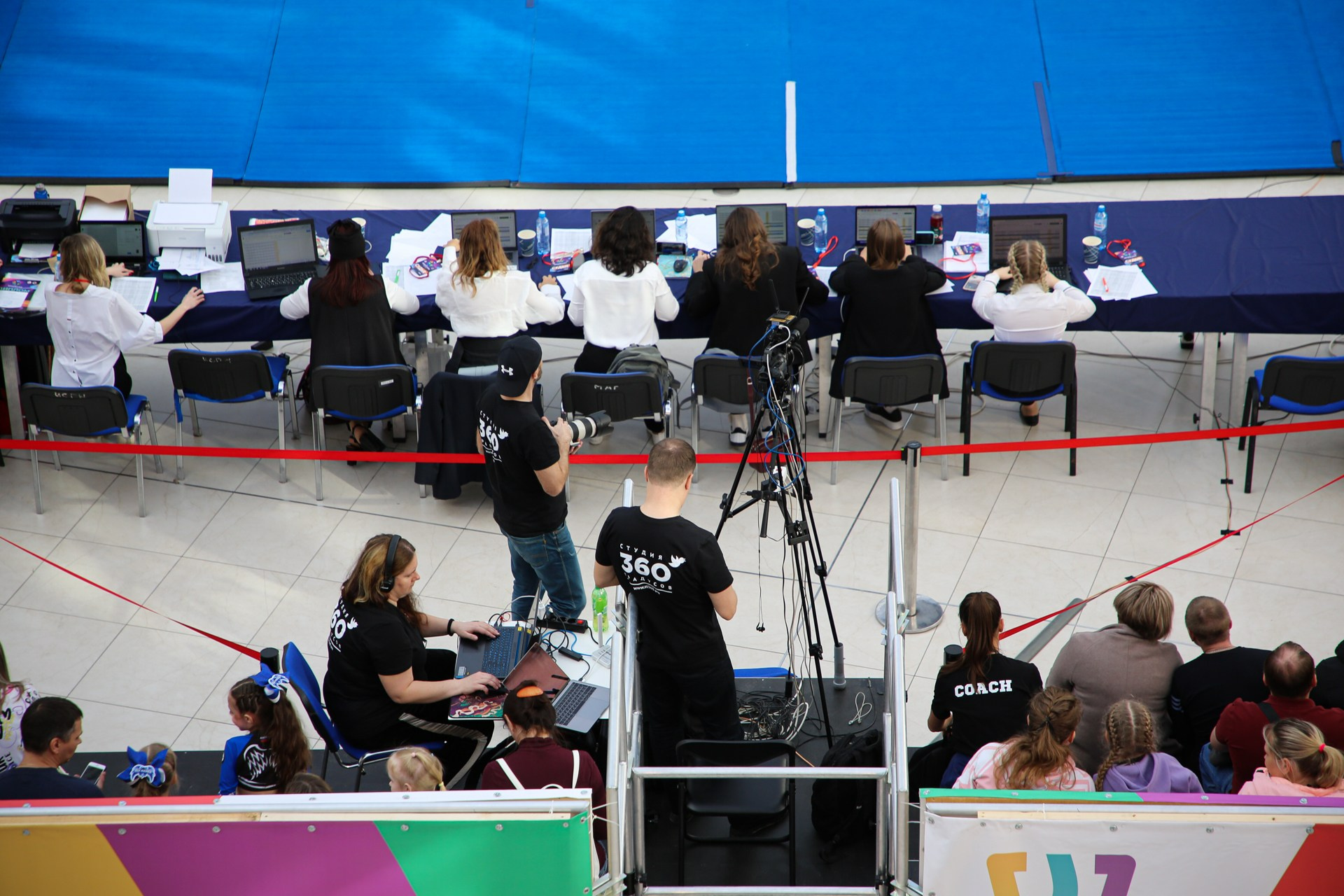 Работа судейской бригады и съемочной команды на соревнованиях по ЧИР-спорту