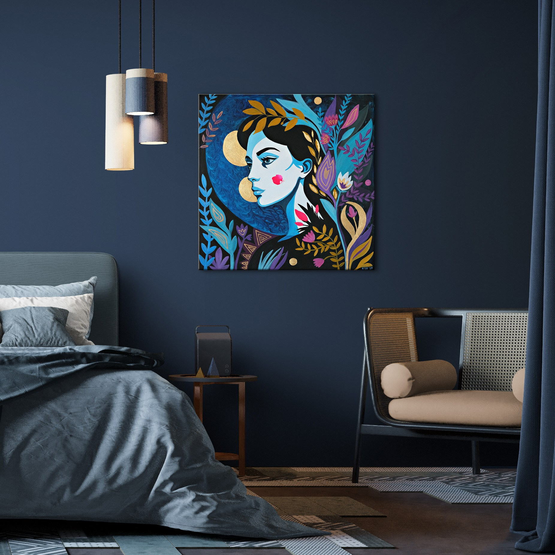 Дивный сад. Художник Анастасия Кисткина, Петербург