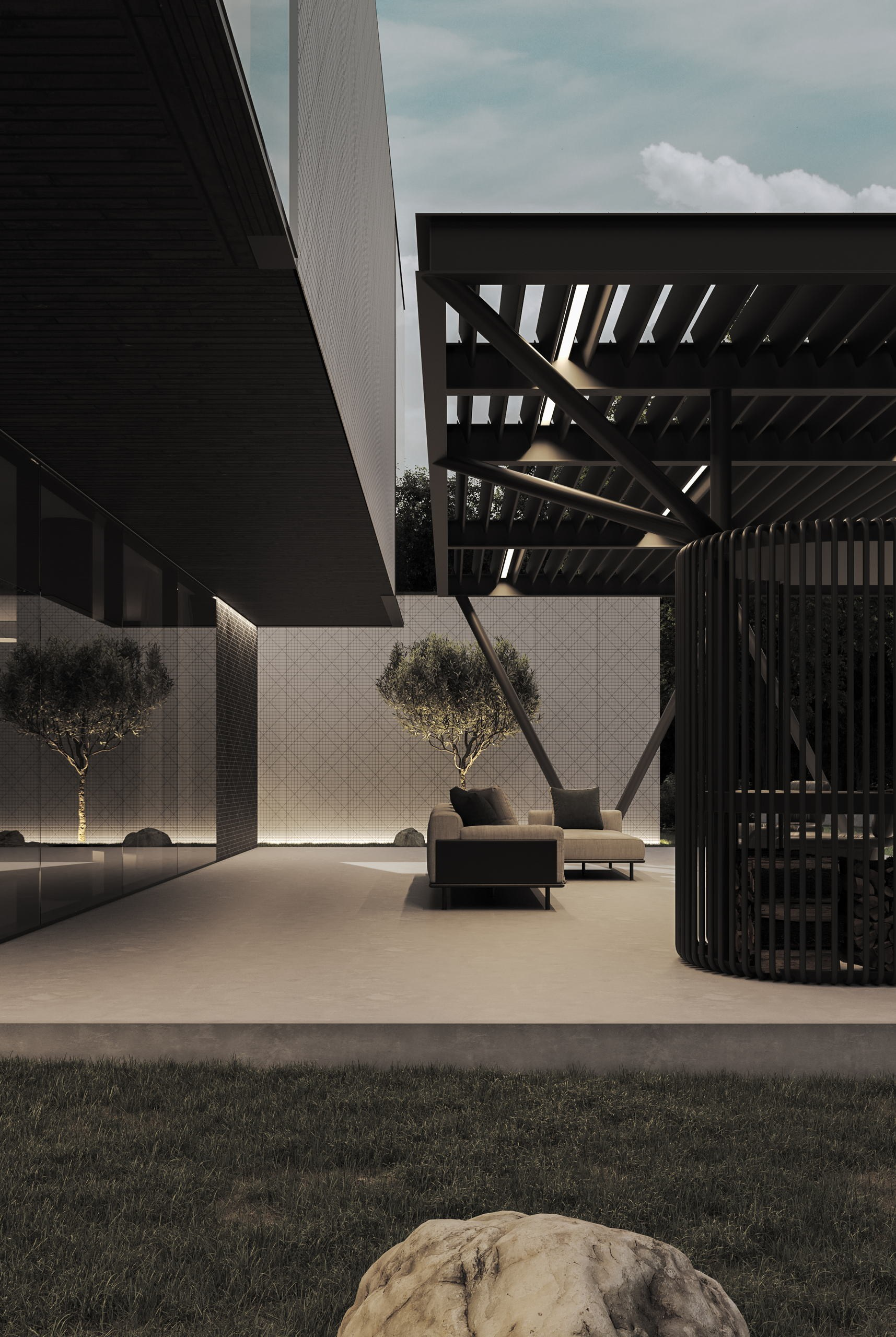 Дом Минимализм. Архитектор | дизайнер | художник Сергей Ратчин в Москве