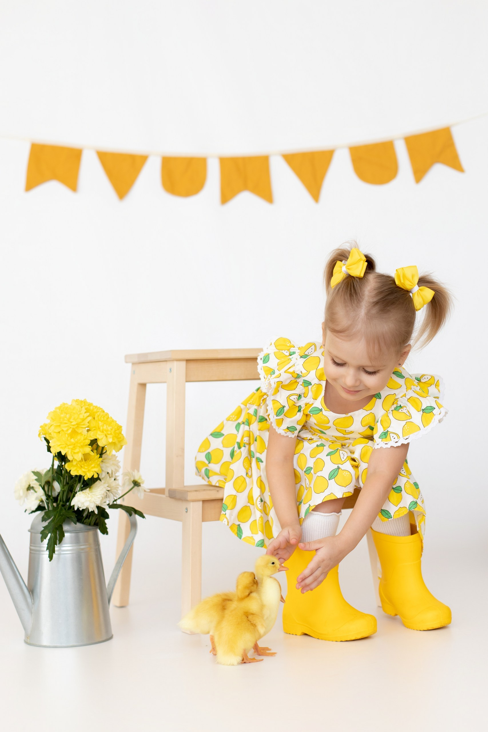 Детские фотосессии с утятами в Железнодорожном и Балашихе