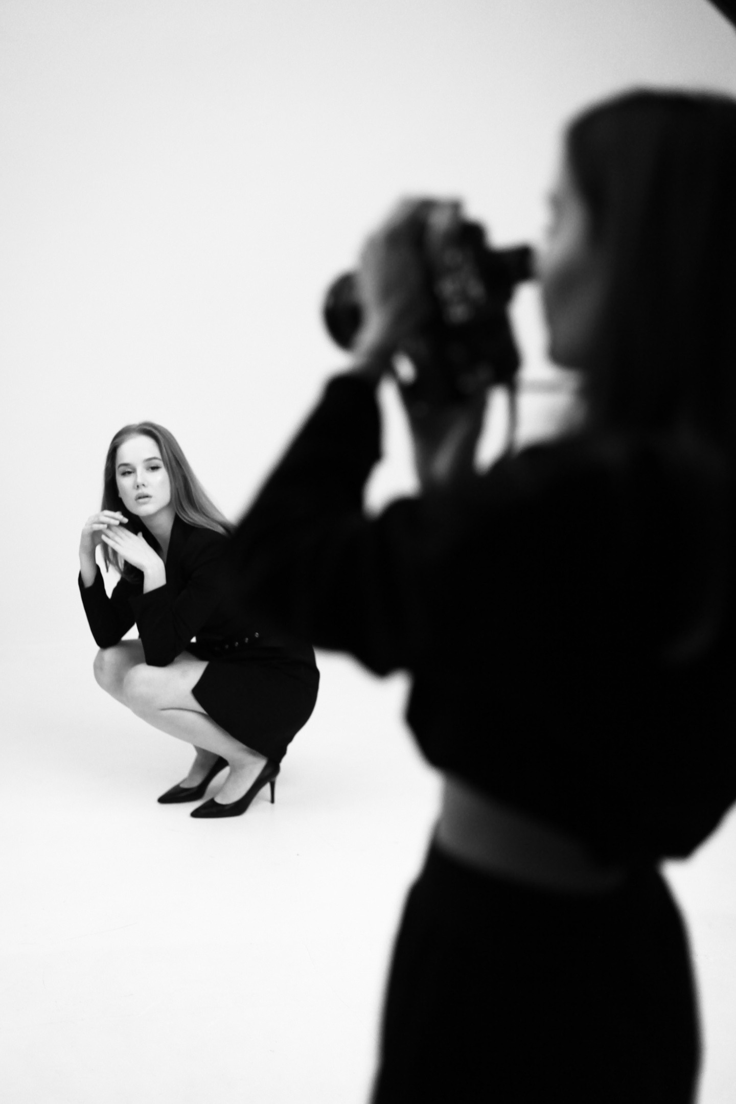 модельный тест с фотографом и моделью на курсе фото для новичков фото Владимир Лёвин