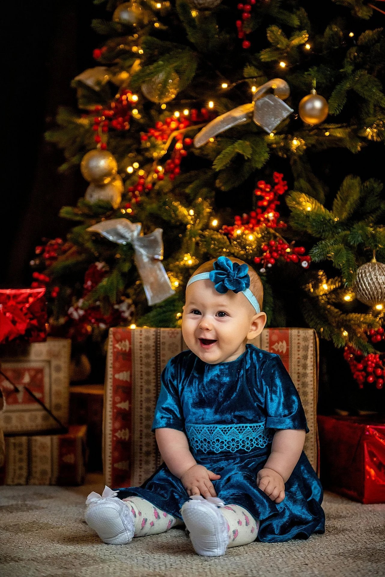 Новогодняя фотосессия для беременных в Ростове на Дону