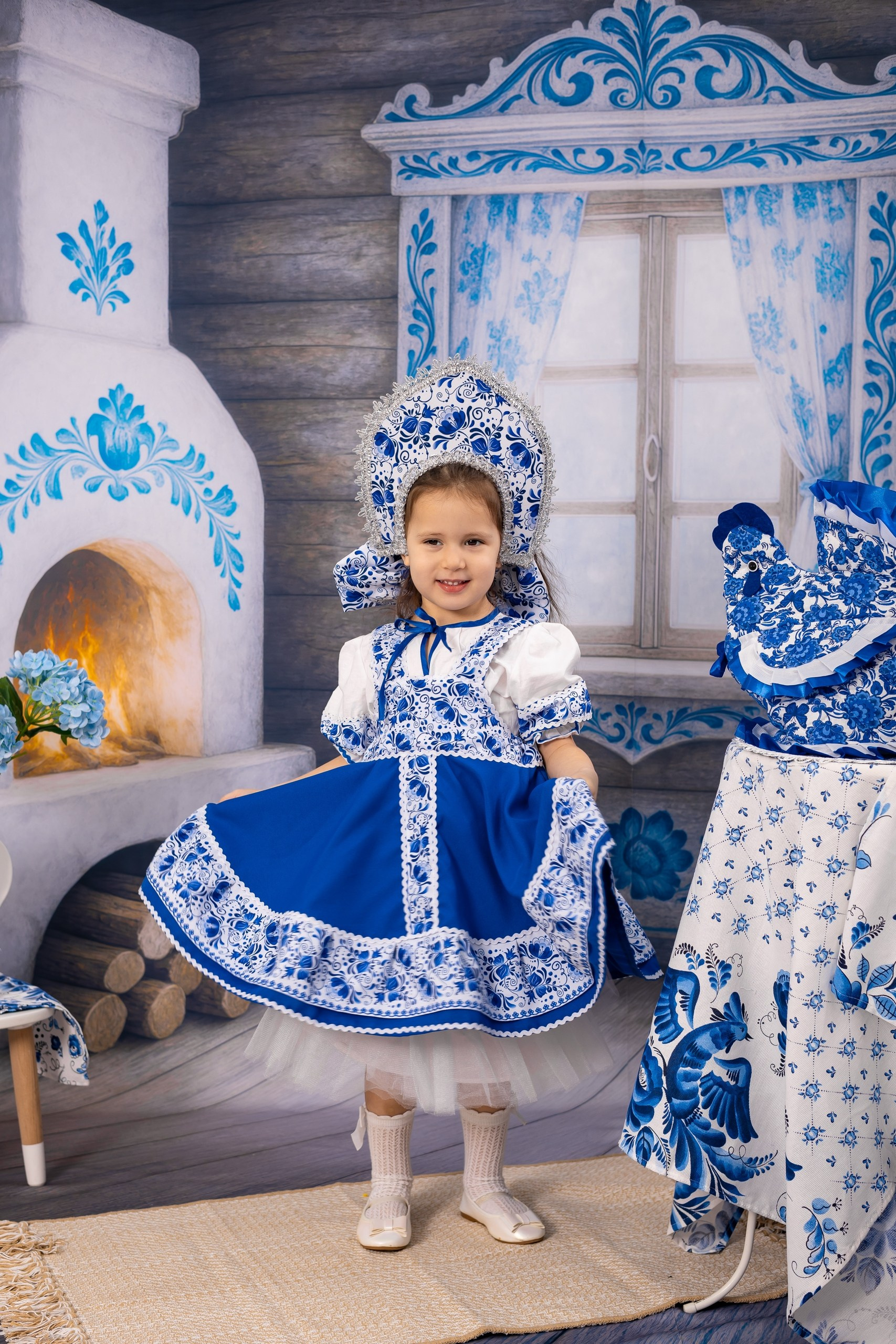 Детская фотосессия, проект «Гжель». Выпускные альбомы. Фотостудия «Олеся»