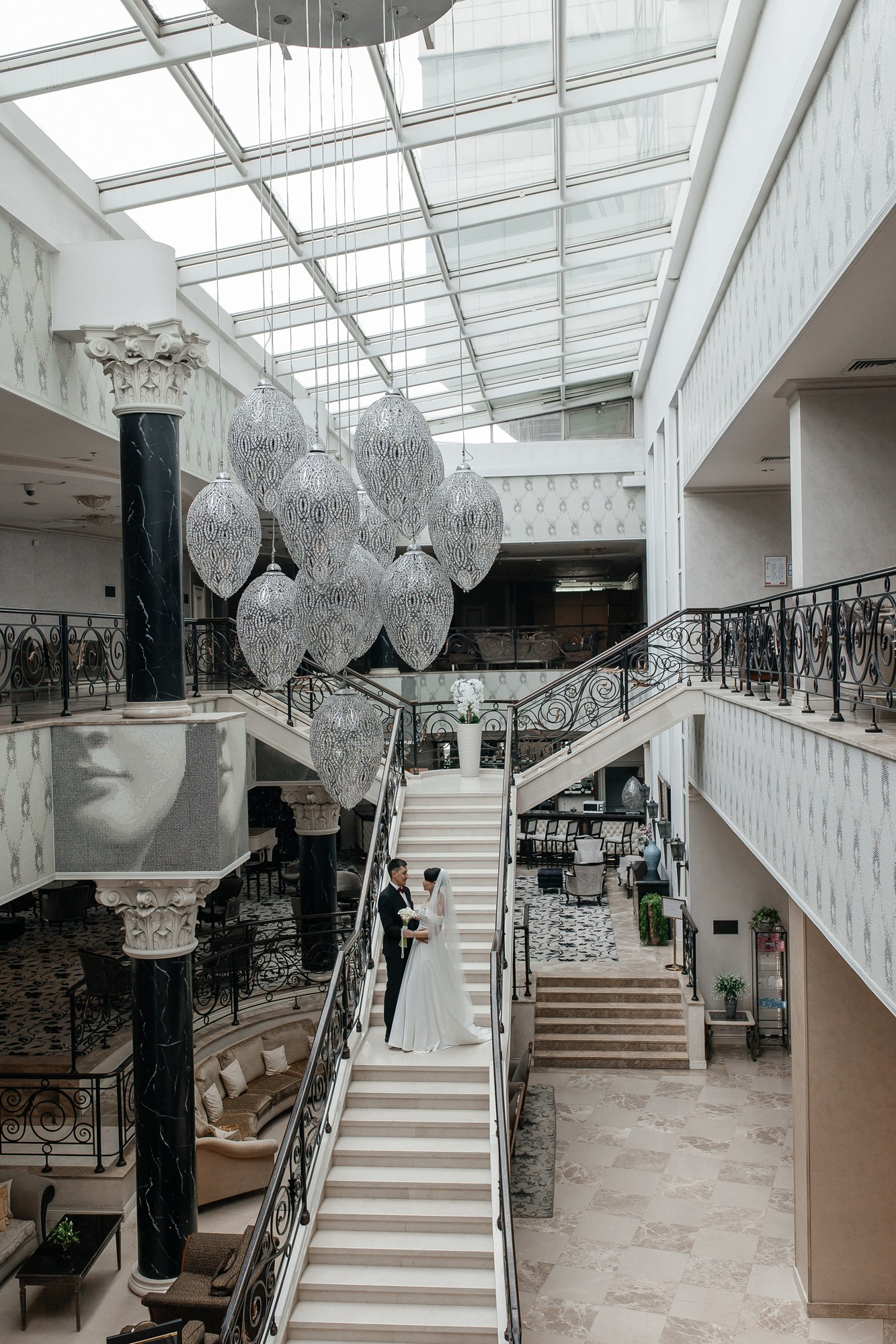 Самые красивые отели Москвы для свадебной фотосессии. Свадебный фотограф в Москве Дарья Олендарёва