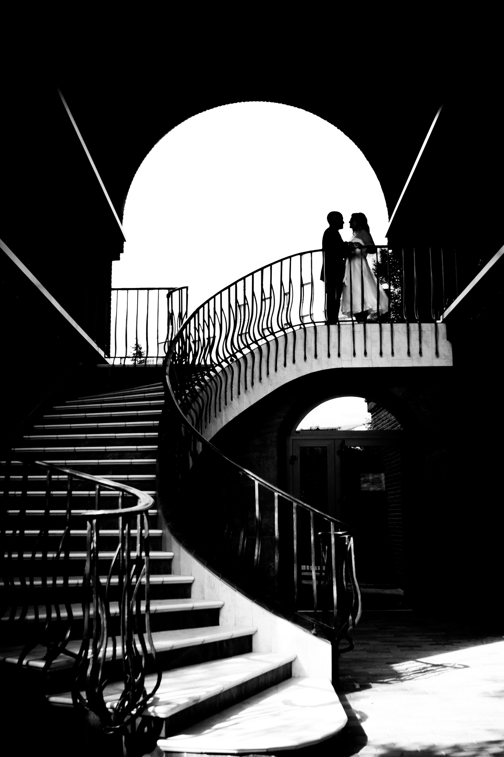 Свадебная фотография как кадр из фильма