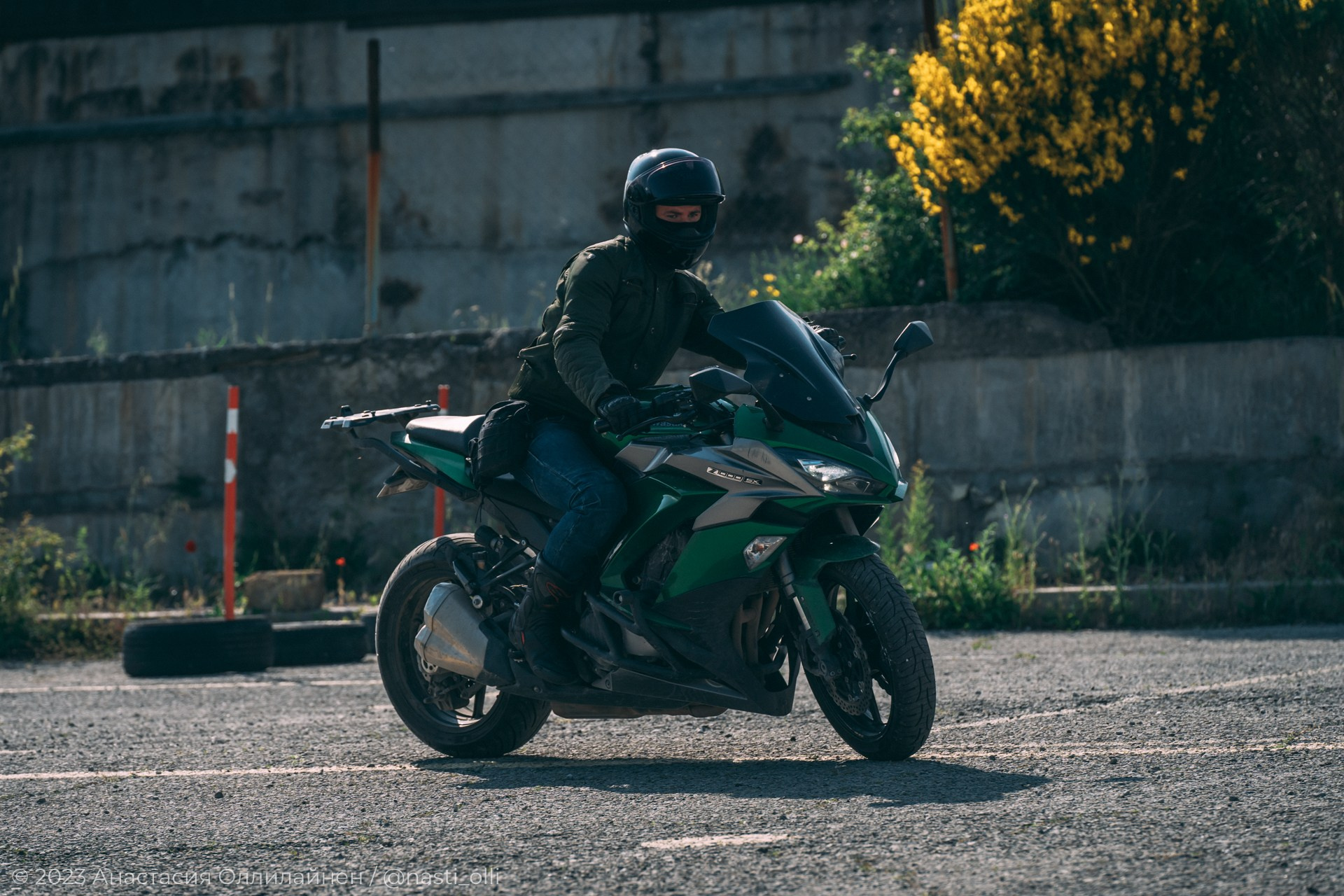 Фотосопровождение. Занятия по безопасному управлению мотоциклом Владимир Оллилайнен