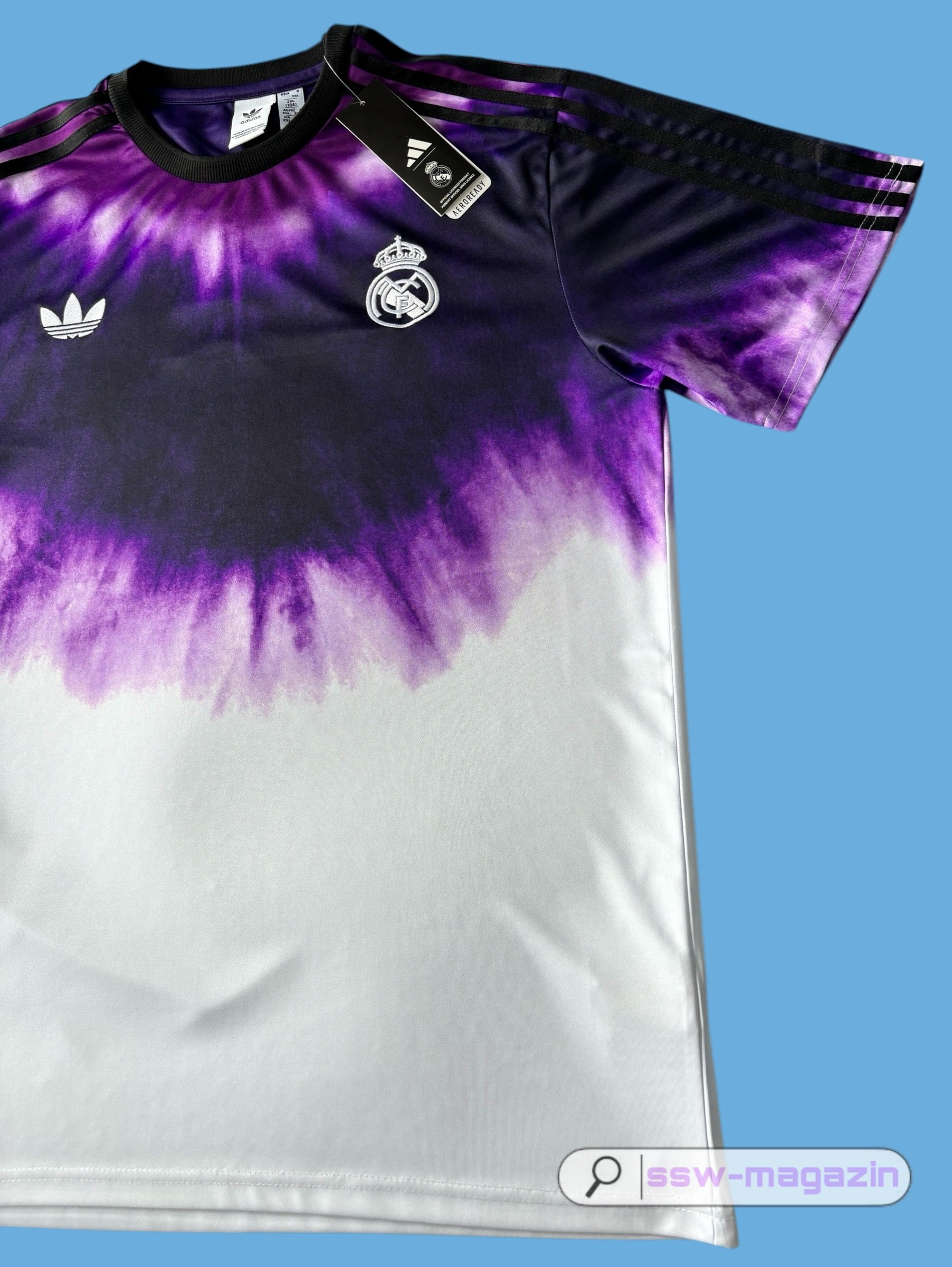 Футболка Real Madrid градиент 2025-2026. Футбольный магазин — ssw_magazin