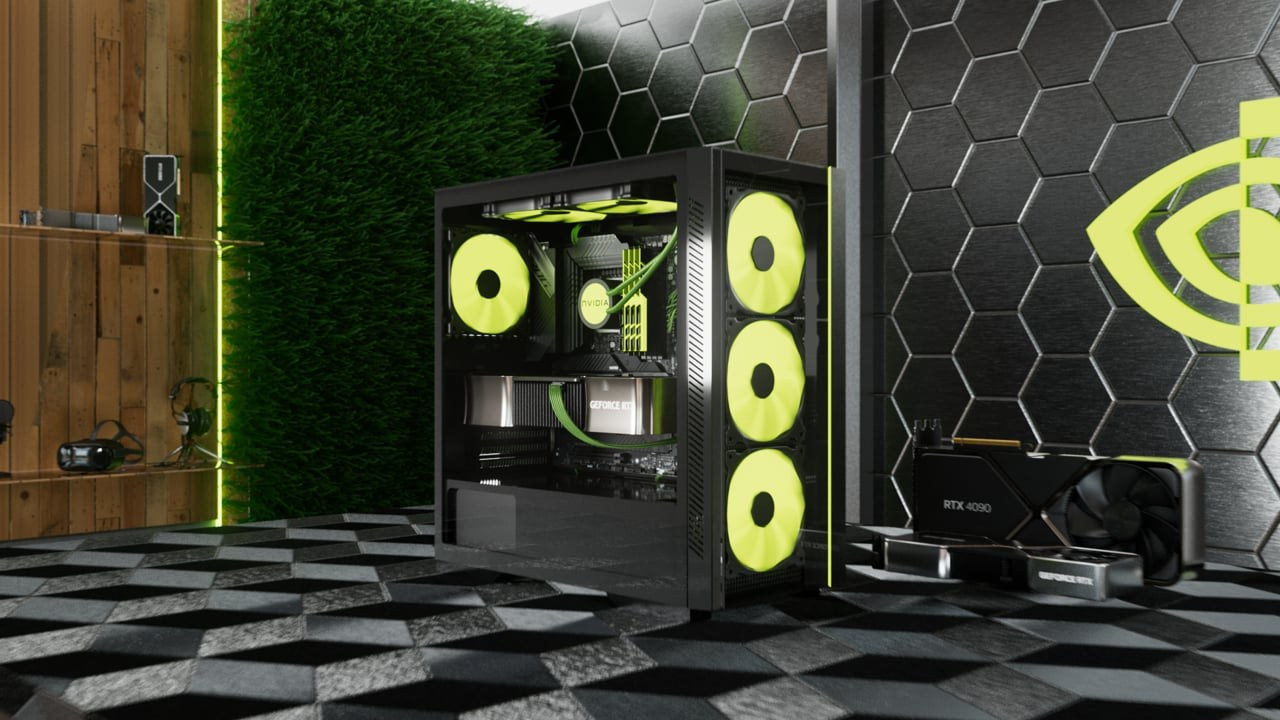 Nvidia. Pavel Permyakov — 3D Motion Designer