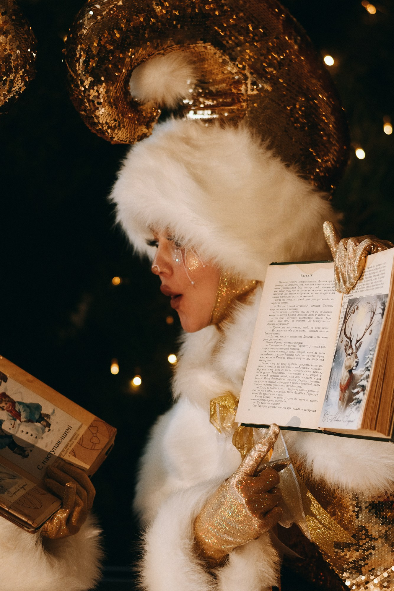 Новогодняя креативная фотосессия в Тюмени | Фотограф Дарья Мустафина. Портретный фотограф Тюмень Дарья Мустафина