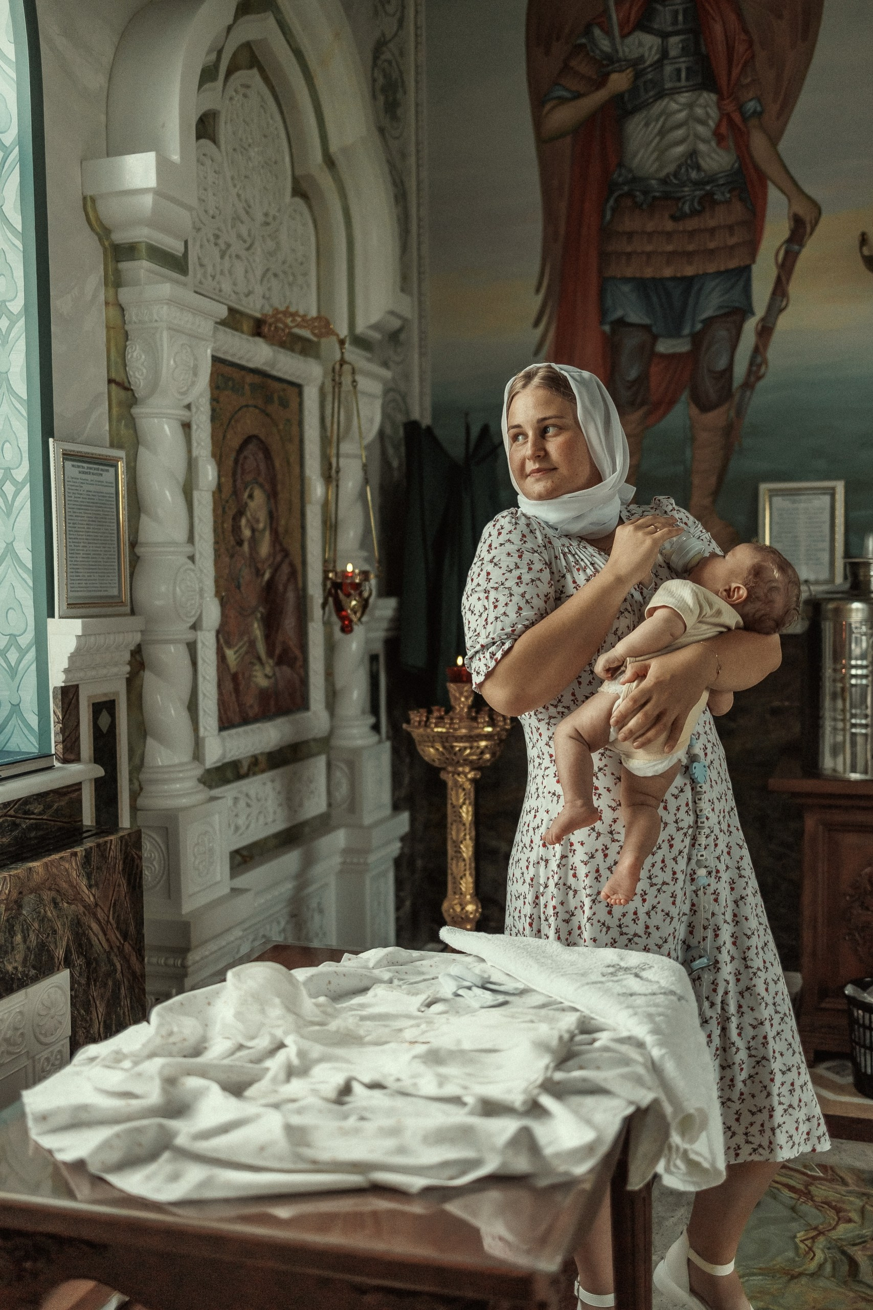Фотосессия Крещения в Абинском районе