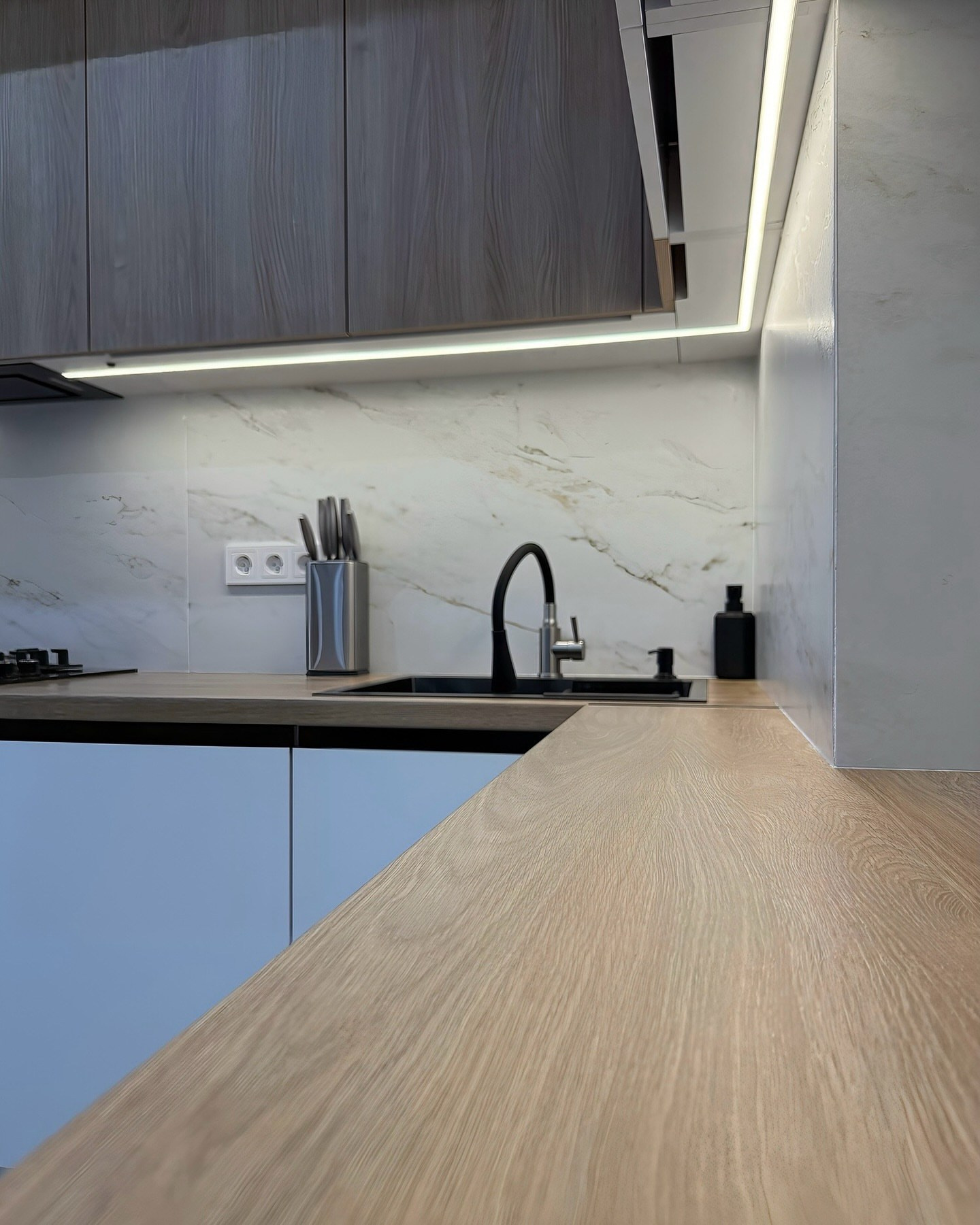 Белая кухня — дизайн-проект | OXY Design. Дизайн интерьера, мебели и ландшафта на КМВ | OXY Design