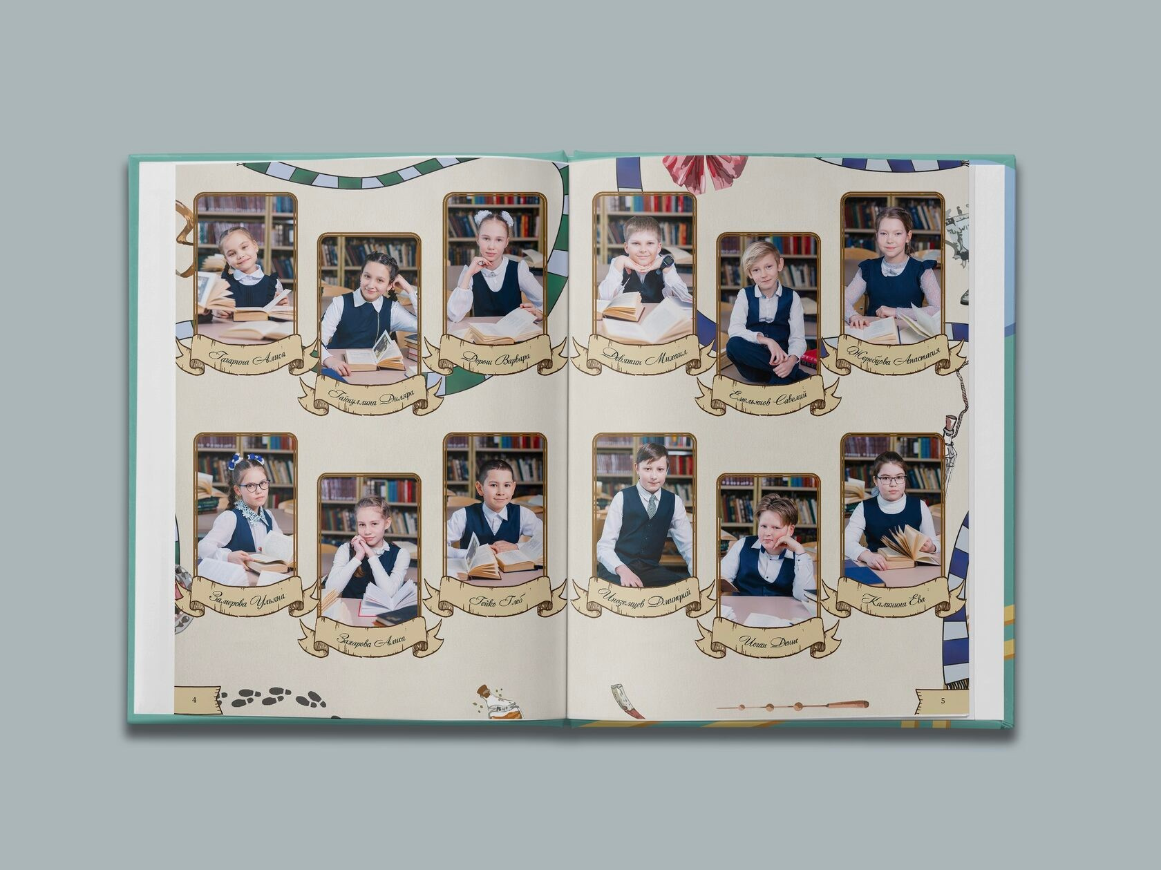 Выпускные альбомы 4 классов. Фотограф Николай Селуков