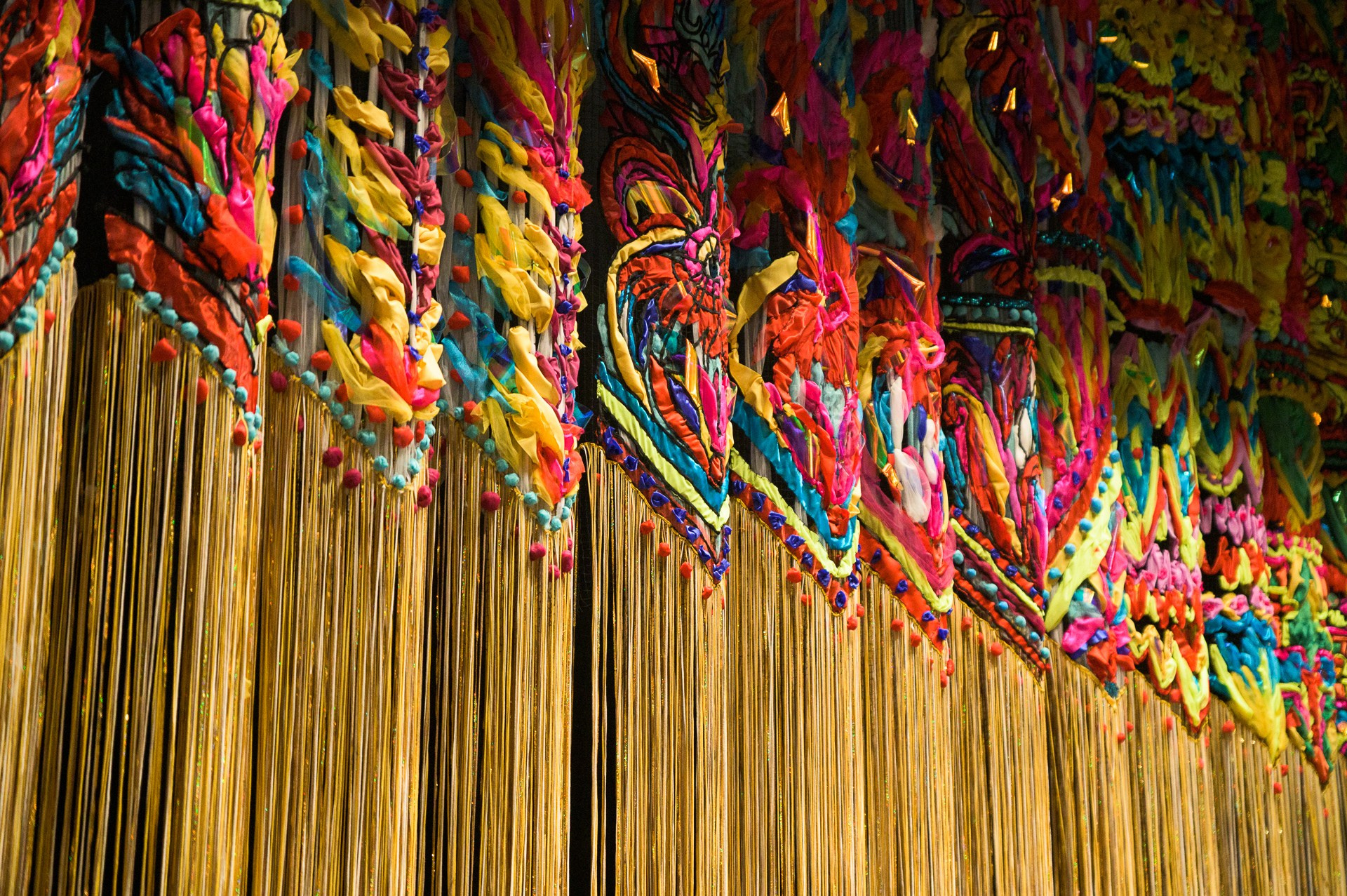 Декорации для балета «Озорные частушки» | Театр балета им. Якобсона. История занавеса. Превращаем идею в технологию