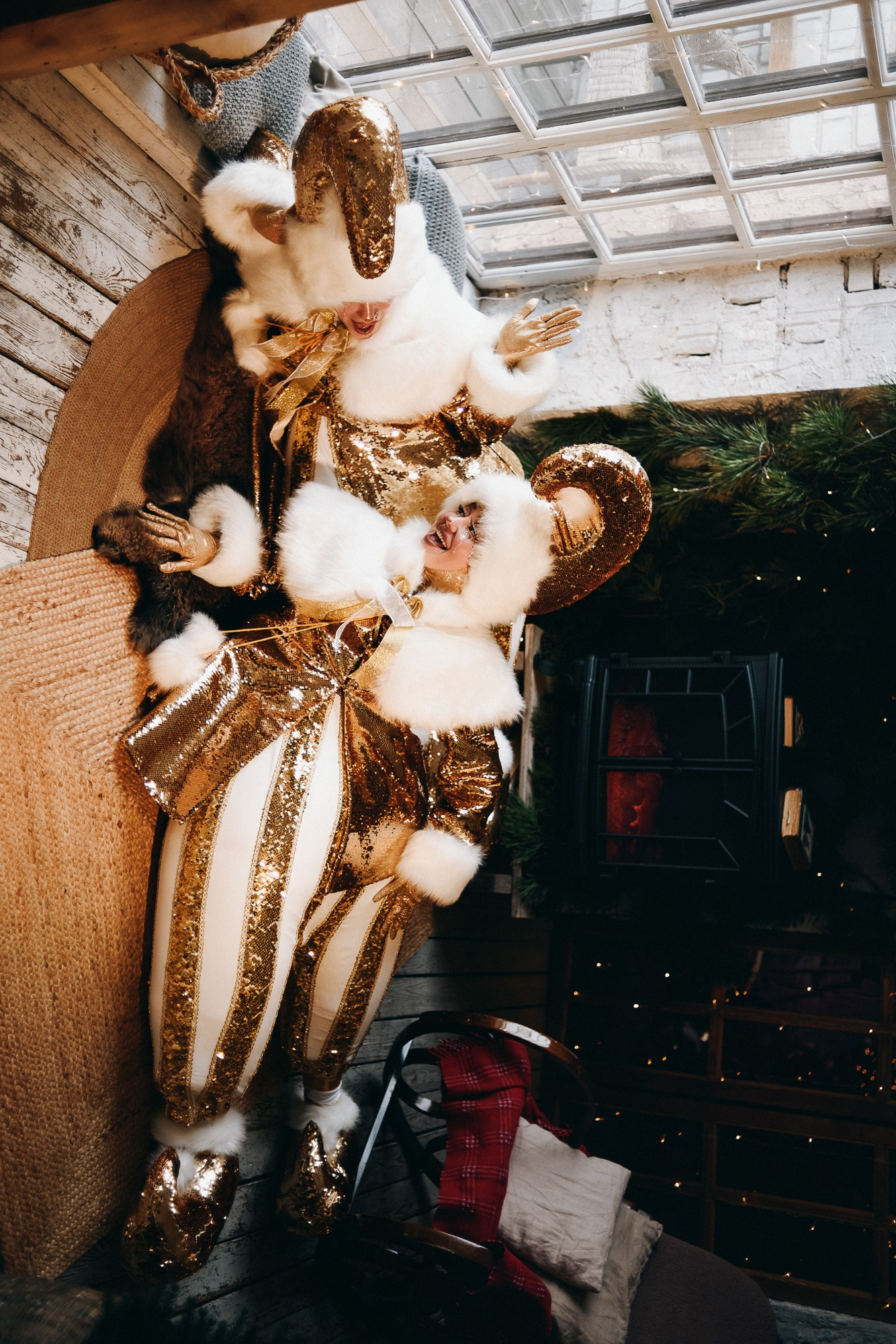 Новогодняя креативная фотосессия в Тюмени | Фотограф Дарья Мустафина. Портретный фотограф Тюмень Дарья Мустафина