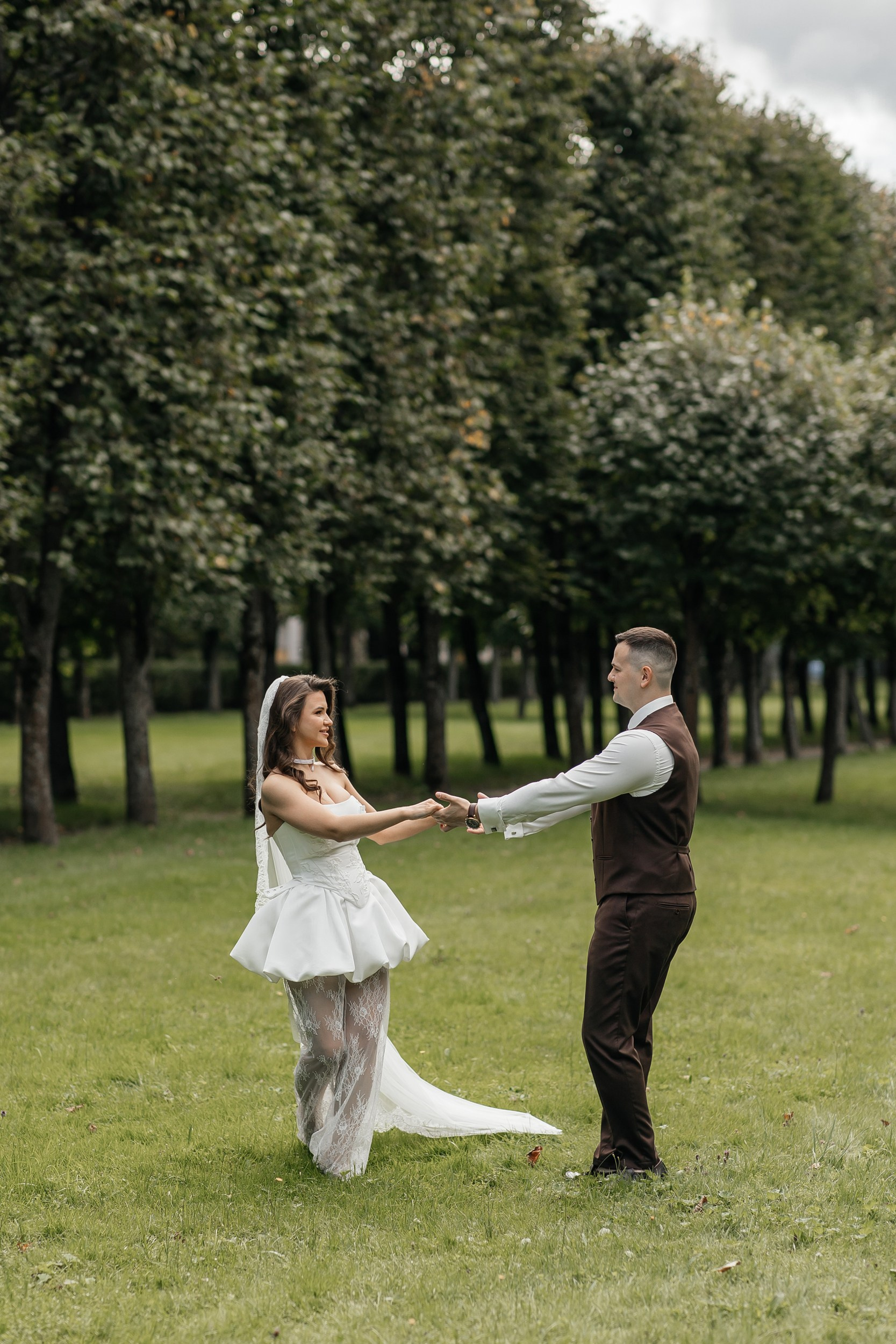 Свадебная прогулка в усадьбе Архангельское