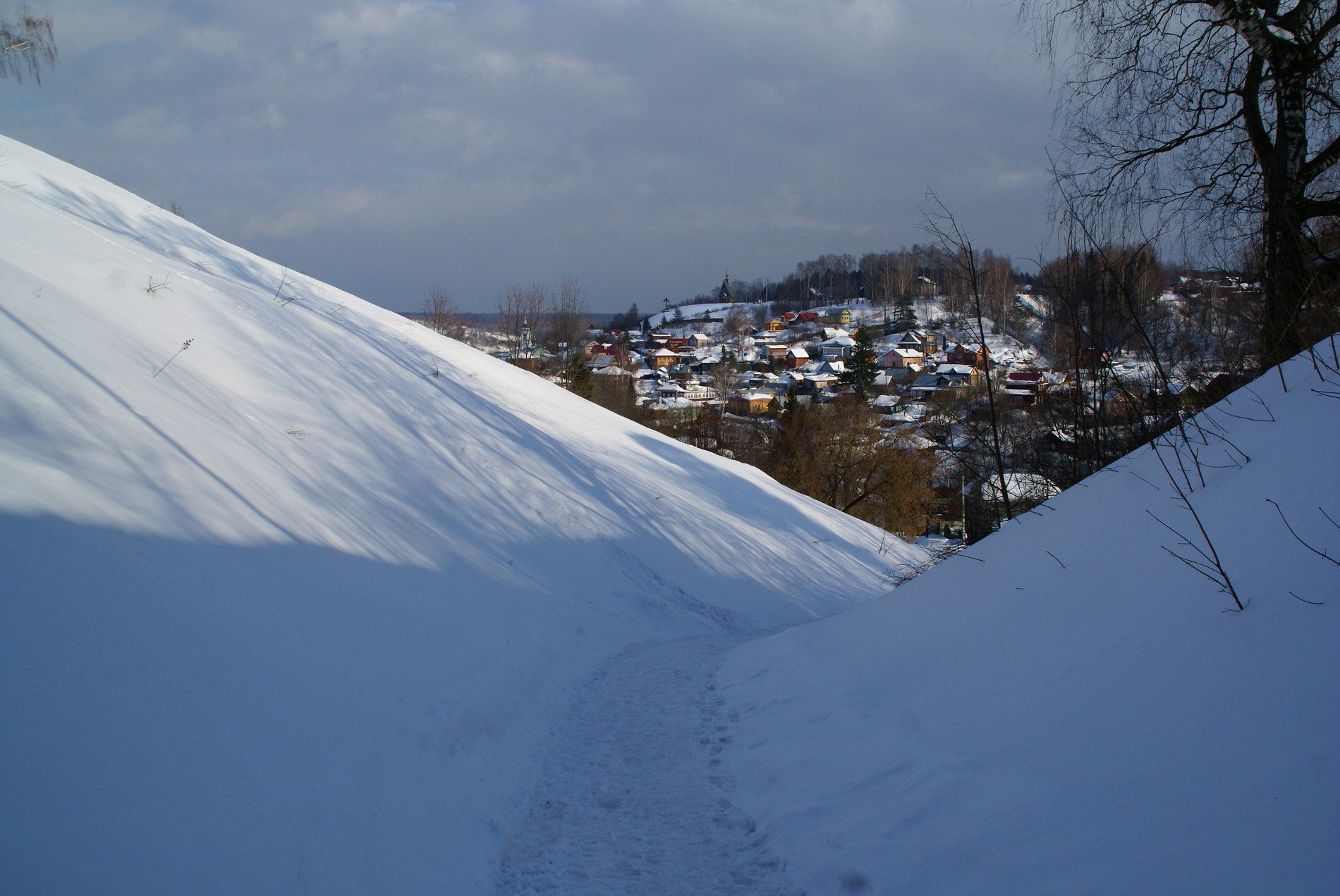 Плёс — лучший туристический город. Купить картину на холсте для интерьера|художник | дизайнер | архитектор Сергей Ратчин в Москве