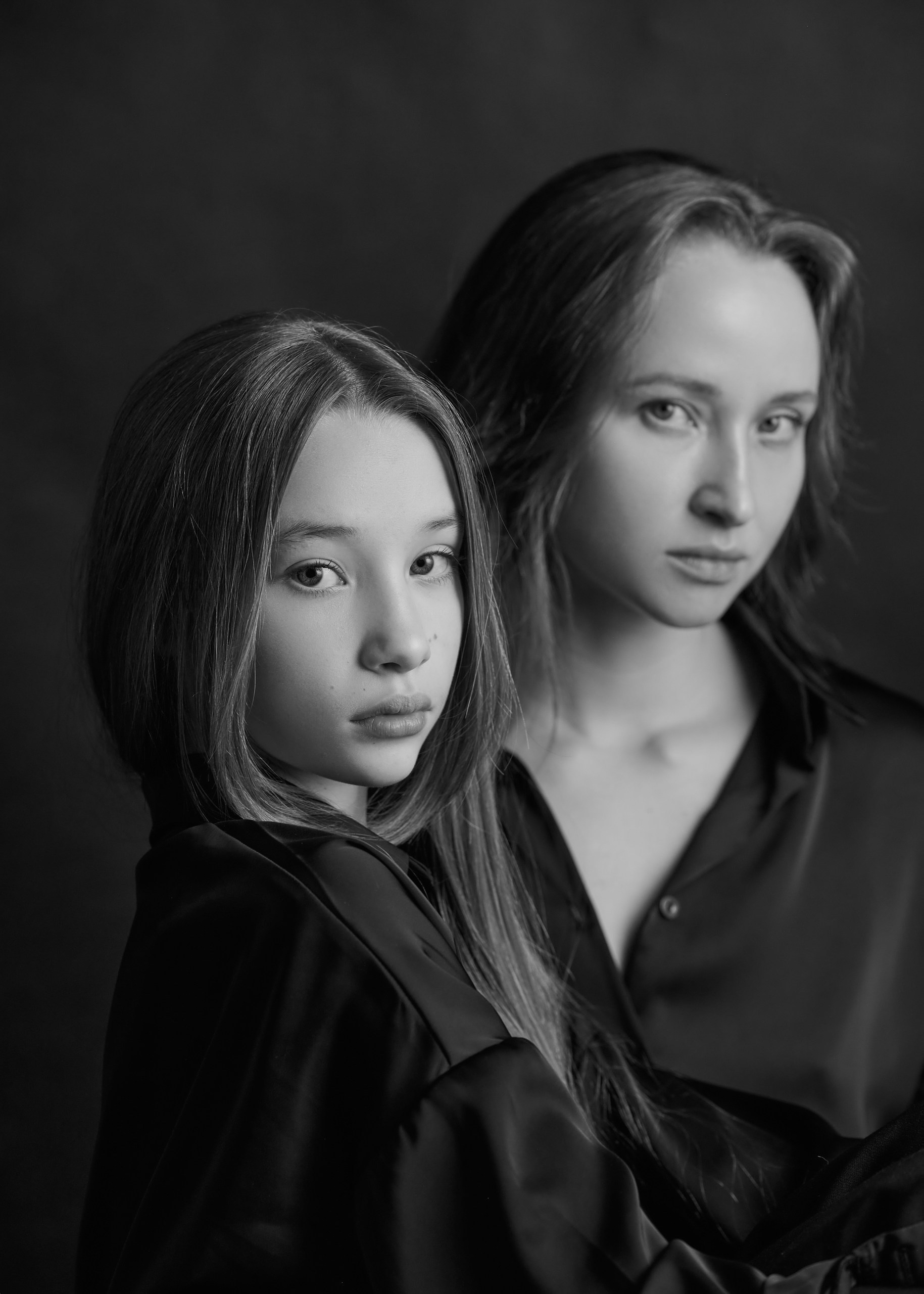 Семейная фотосессия для мамы и дочери