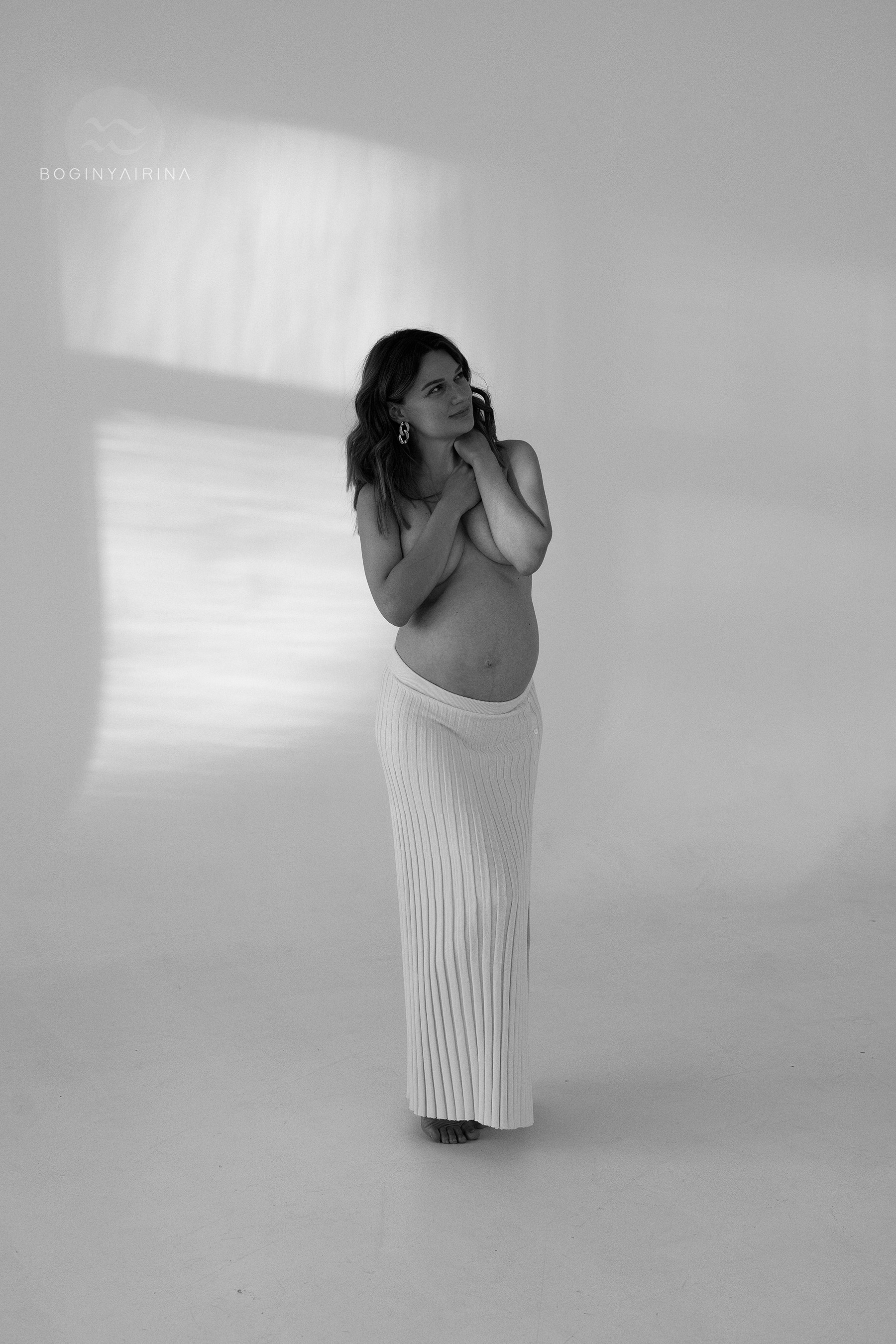 фотосессия беременности в студии