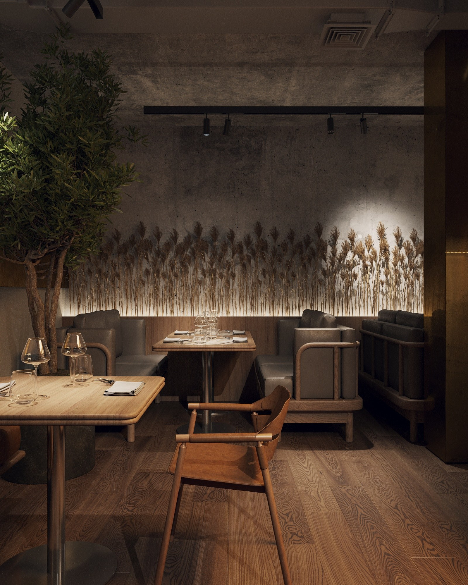 GOLDEN BIRDS restaurant in Astana Kazakhstan designed by QUADRUM STUDIO